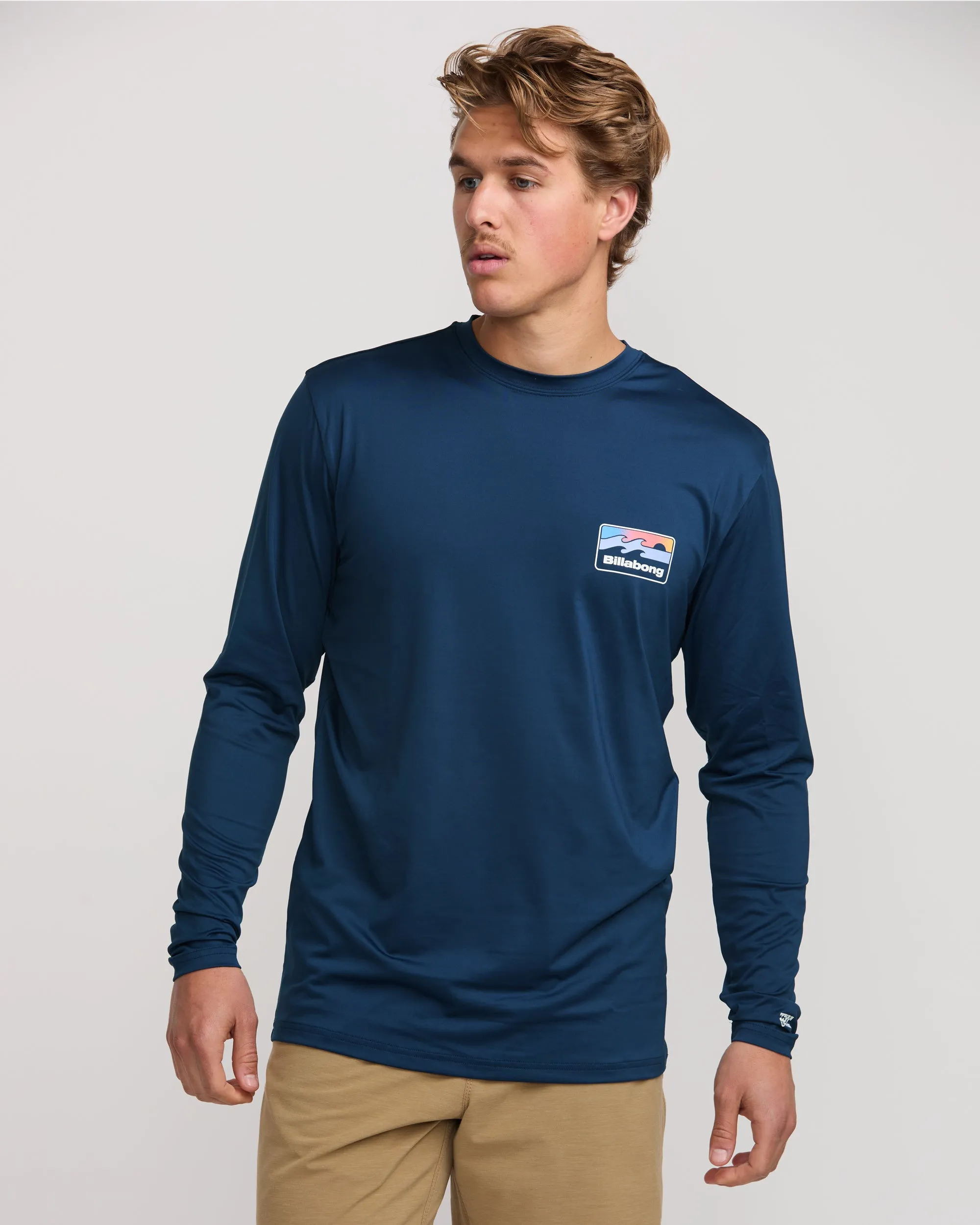 Runner Loose Fit Long Sleeve Surf Tee - Midnight sold by Billabong