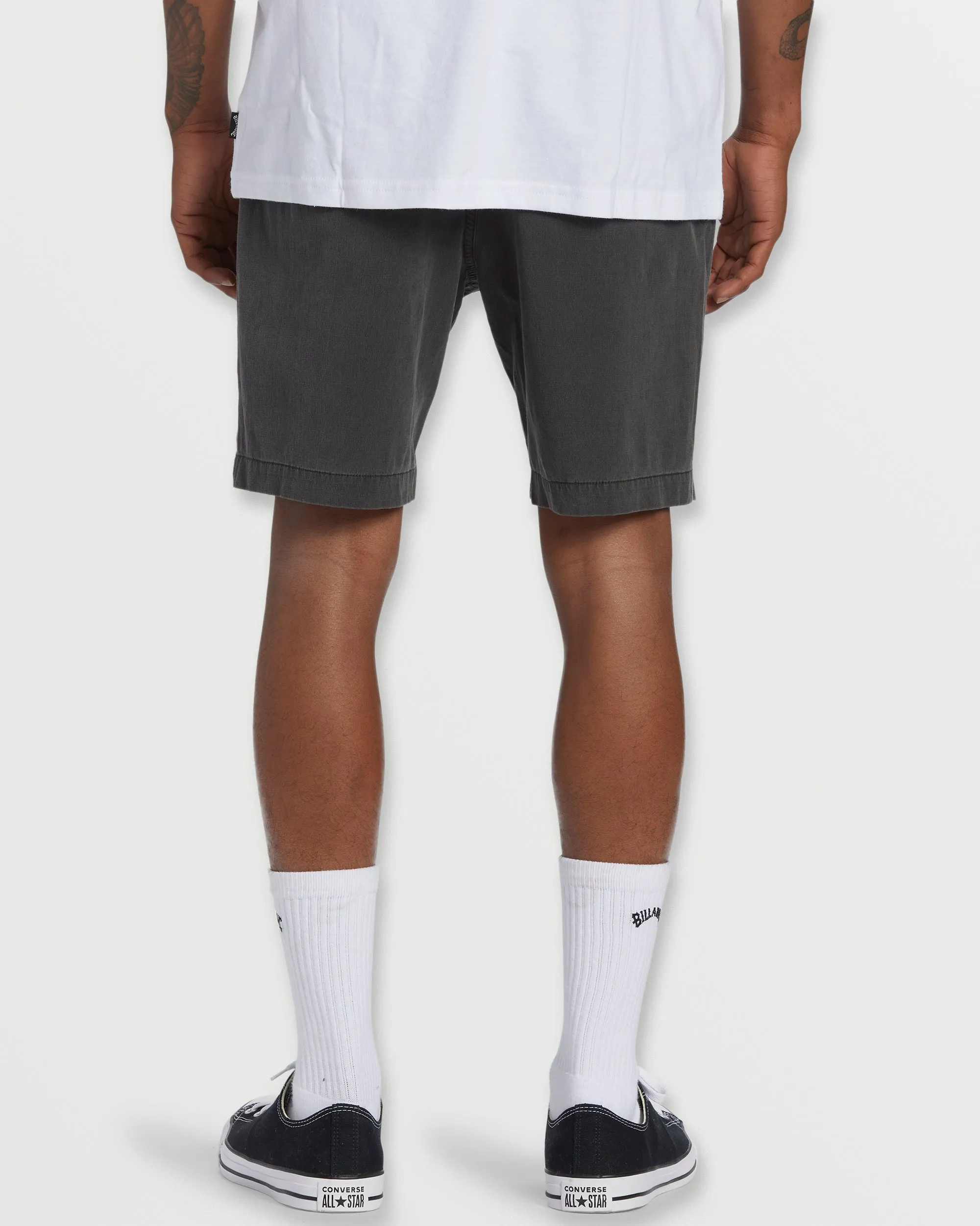 Crossfire Wave Wash Submersible 18" Hybrid Shorts - Washed Black sold by Billabong product image thumbnail 5