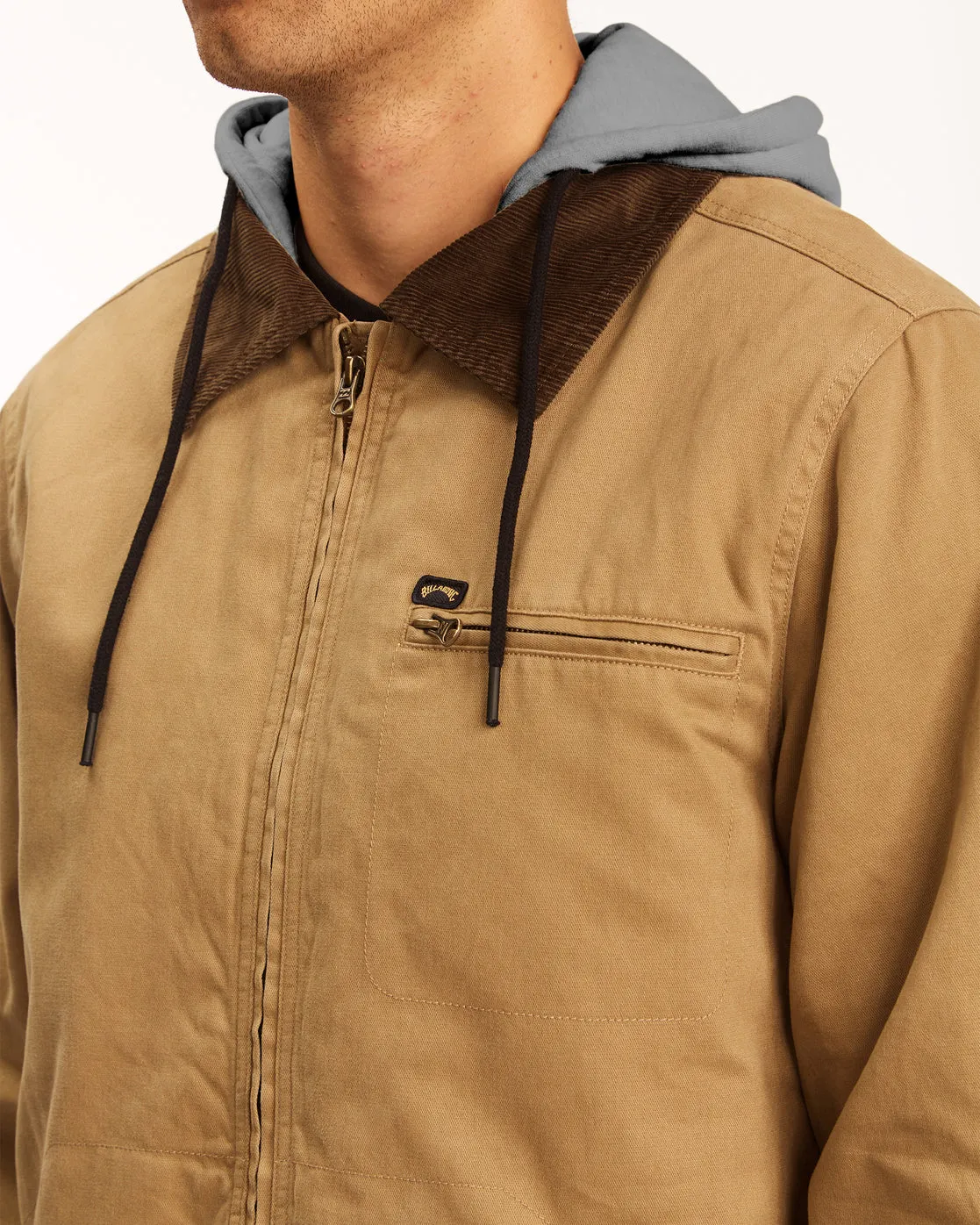 A/Div Barlow Hooded Jacket - Clay sold by Billabong product image thumbnail 4