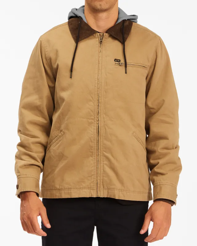 A/Div Barlow Hooded Jacket - Clay made by Billabong