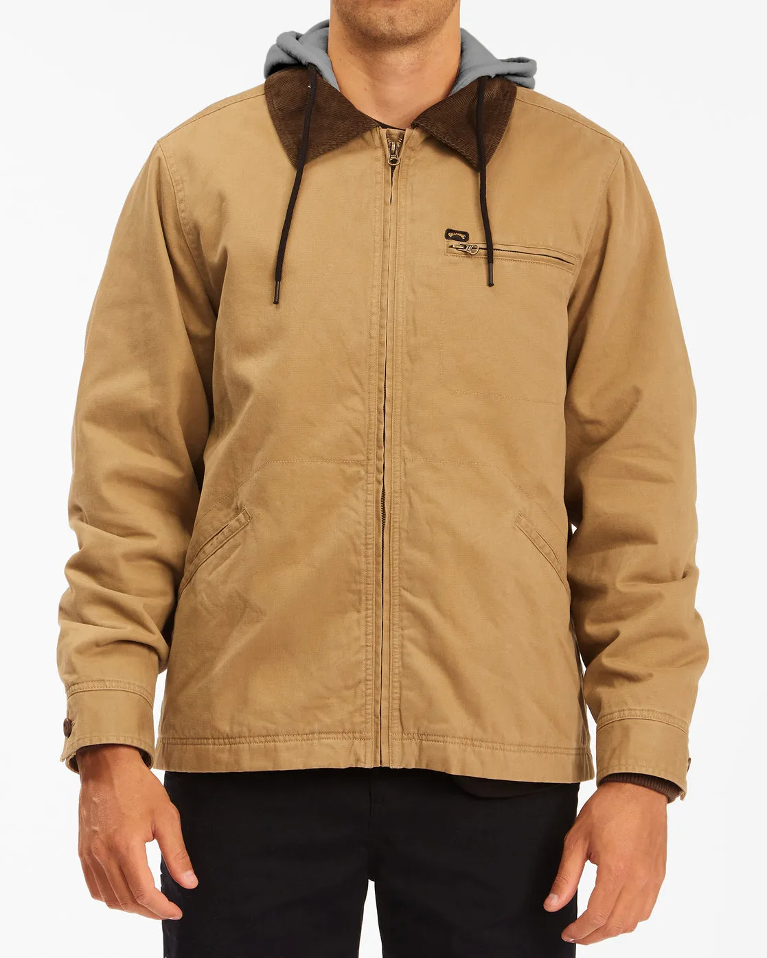 A/Div Barlow Hooded Jacket - Clay sold by Billabong