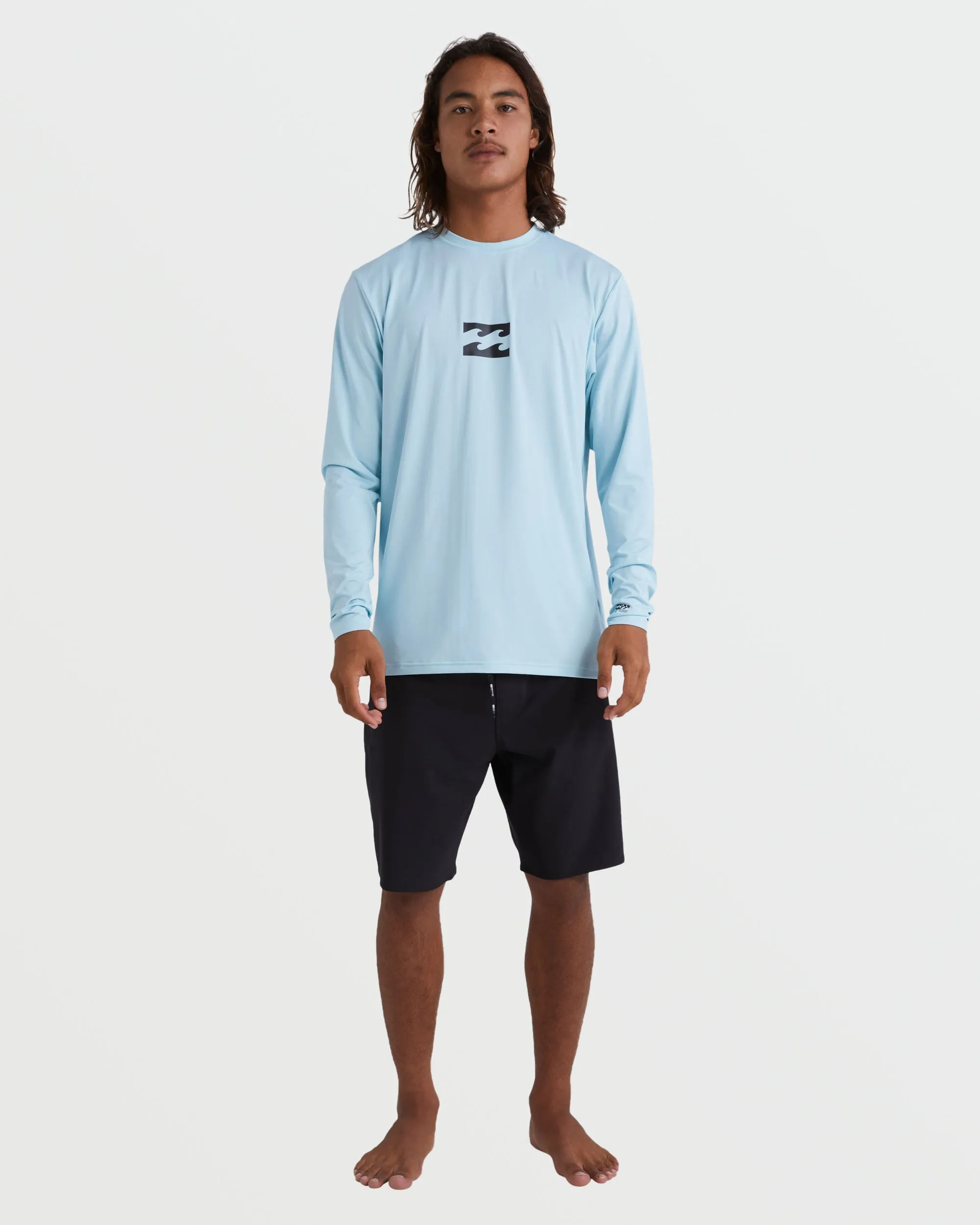 All Day Wave Loose Fit Long Sleeve Surf Tee - Coastal Blue sold by Billabong product image thumbnail 3