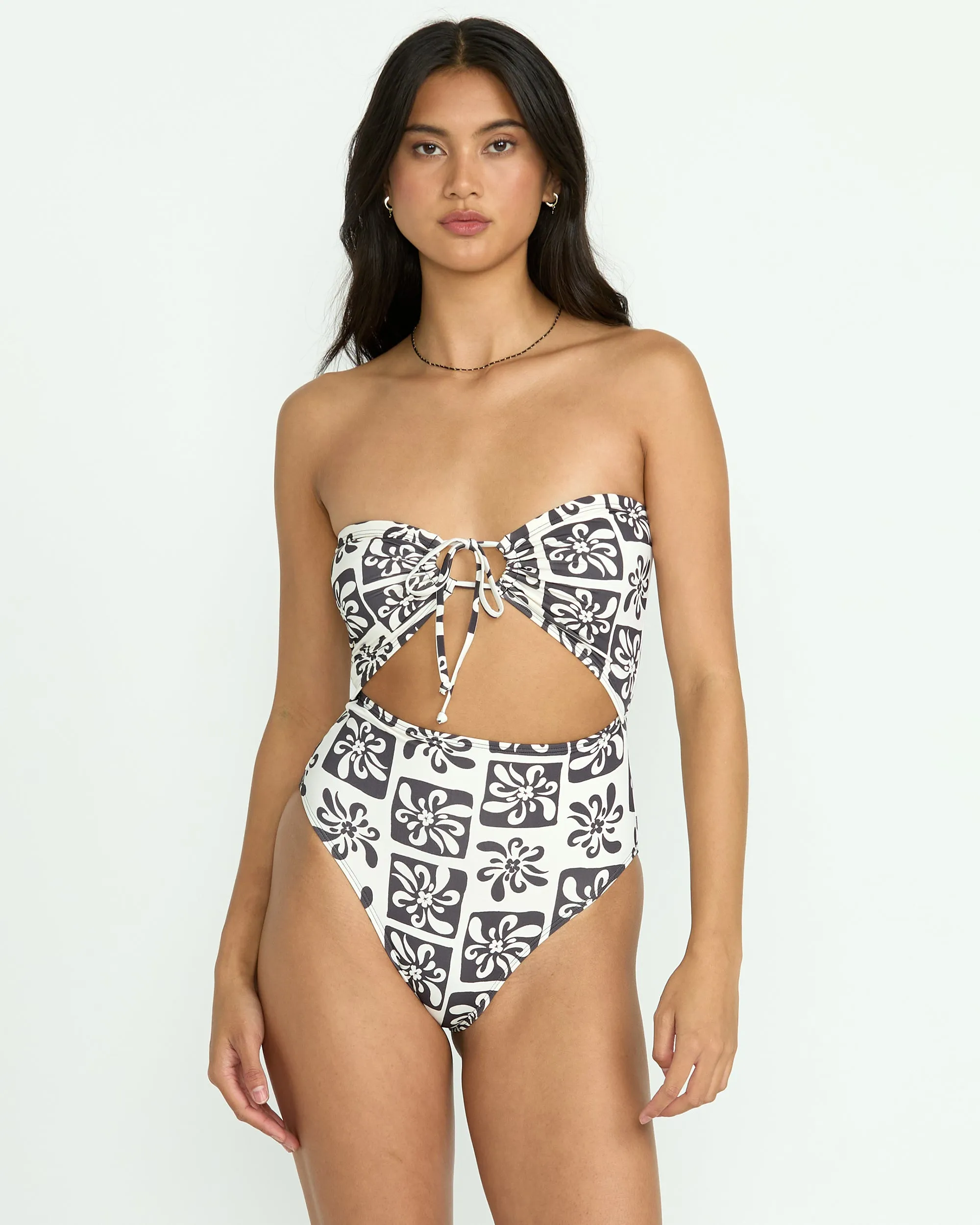Ur A Legend Andrew One-Piece Swimsuit - Black Sands sold by Billabong