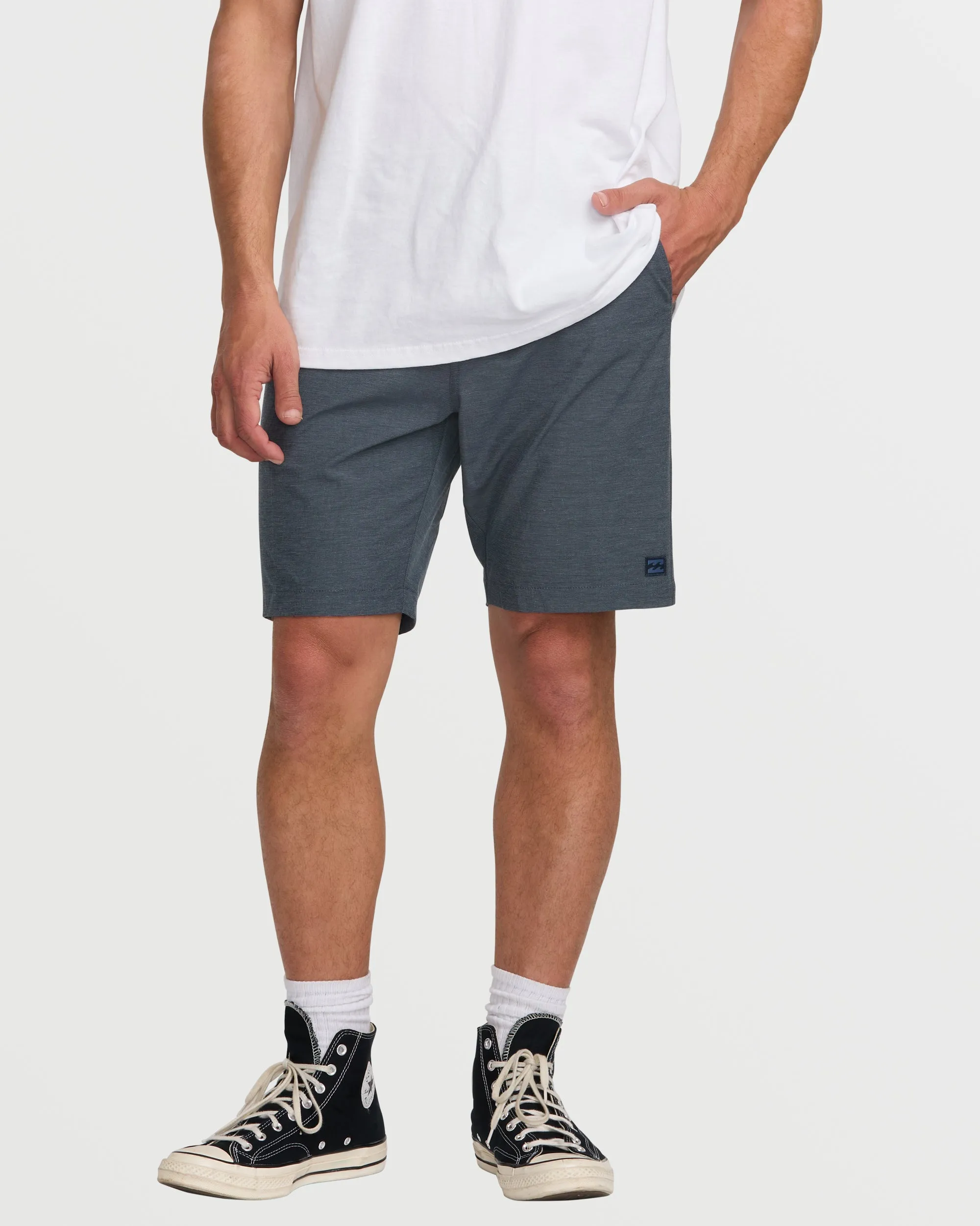 Crossfire Submersible 19" Hybrid Shorts - Navy sold by Billabong