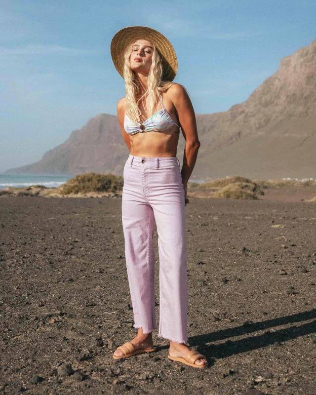 Free Fall High-Waist Pants - Amethyst Smoke sold by Billabong