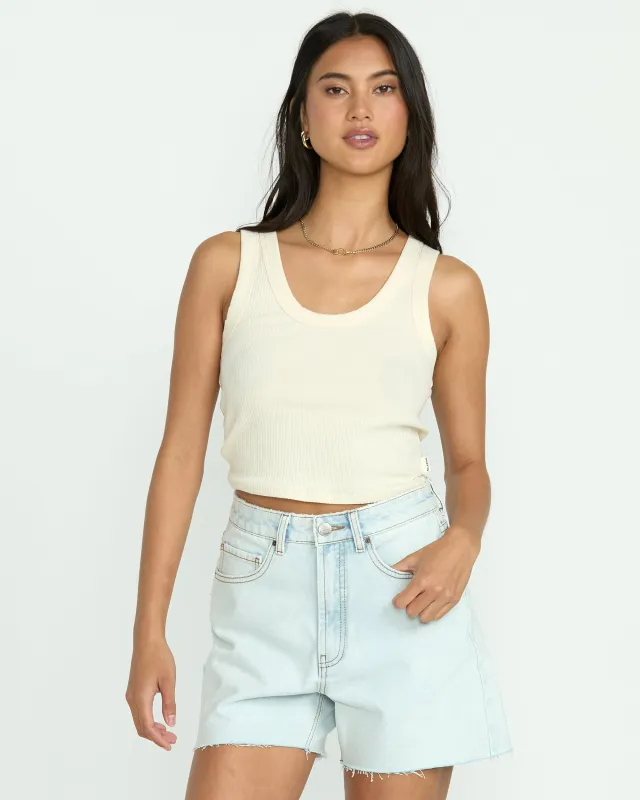 Rerun Tank - Whitecap sold by Billabong