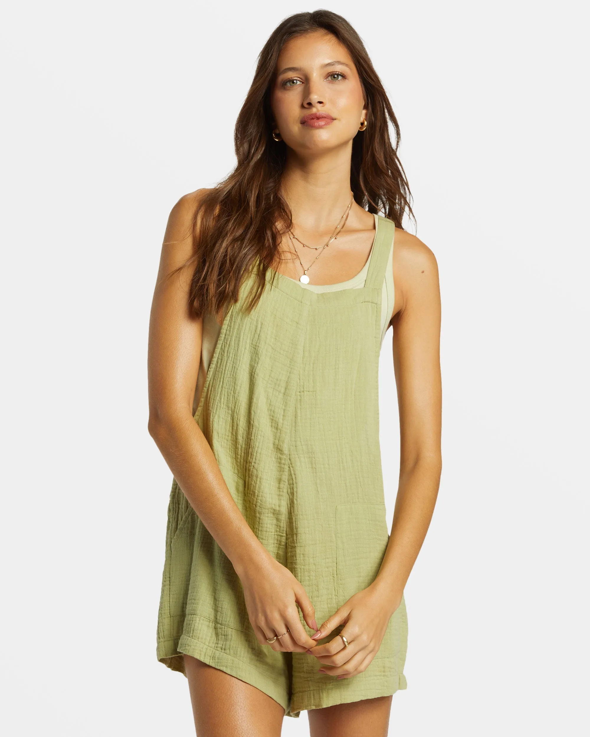 Beach Crush Romper - Avocado sold by Billabong