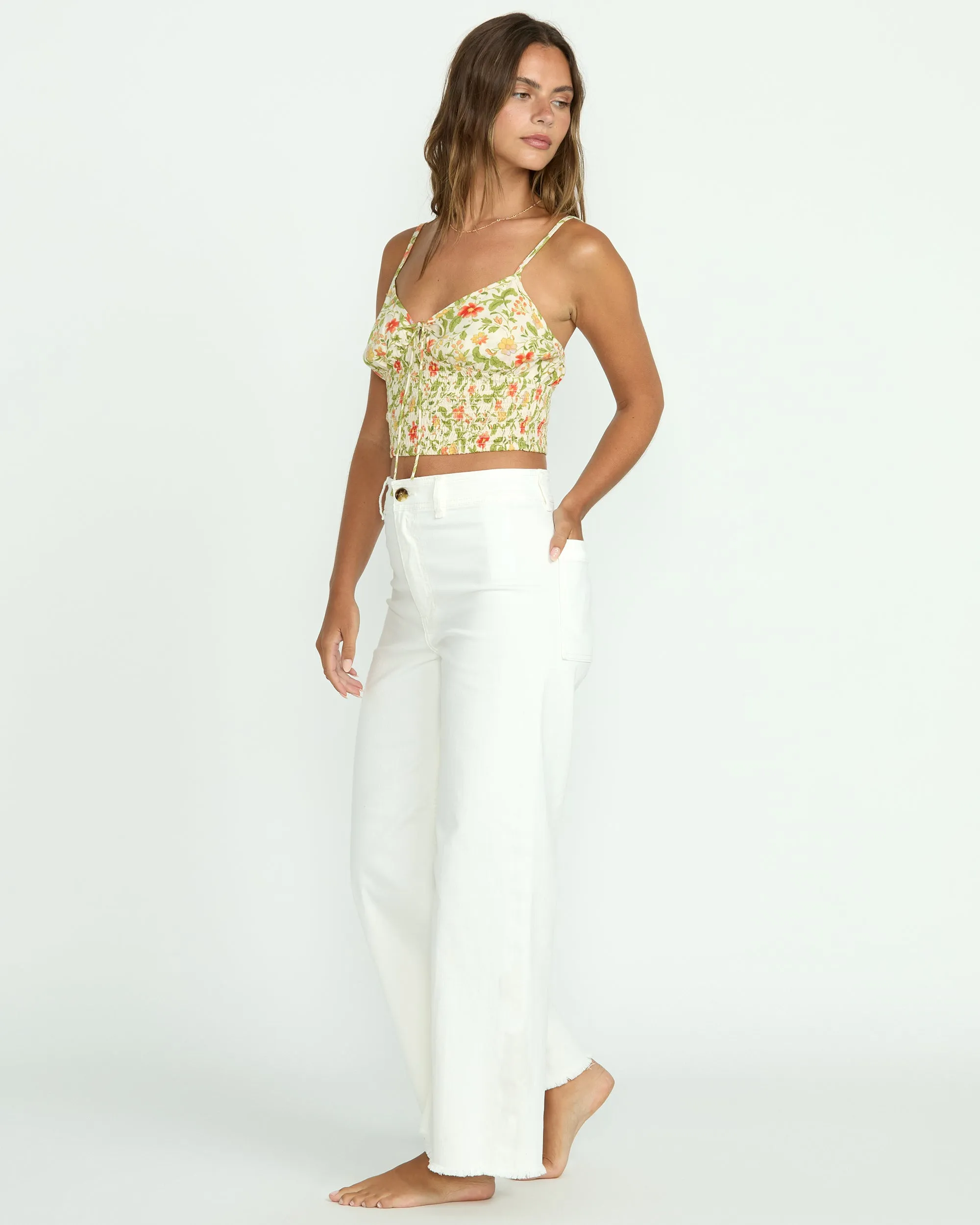 Free Fall High-Waist Pants - Salt Crystal 1 sold by Billabong product image thumbnail 3