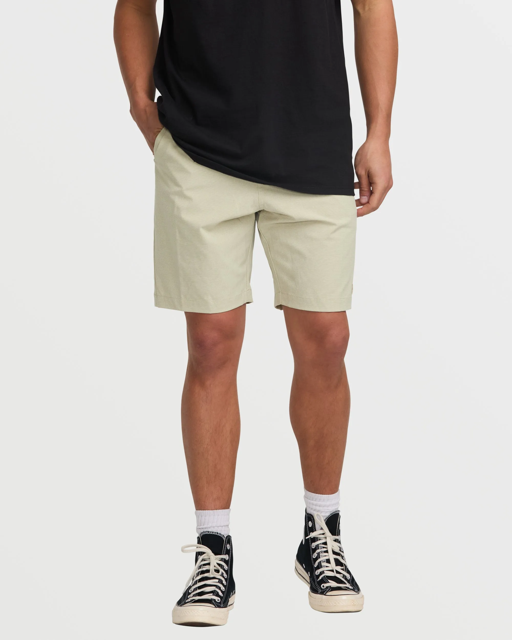 Crossfire Submersible 19" Hybrid Shorts - Moon sold by Billabong