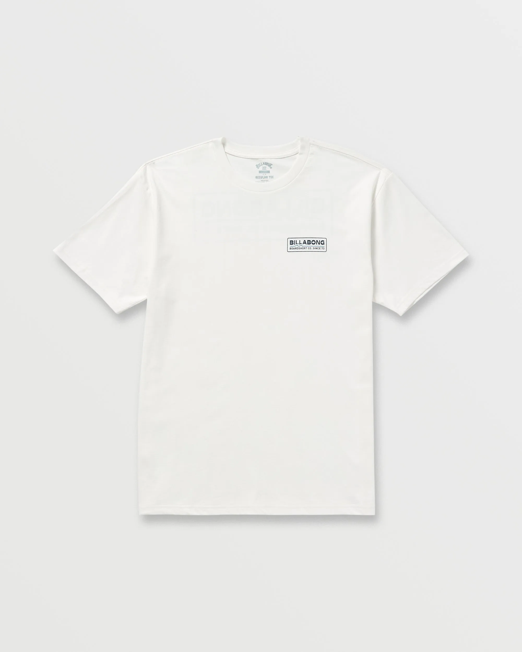 Walled Regular Tee - Off White sold by Billabong product image thumbnail 3