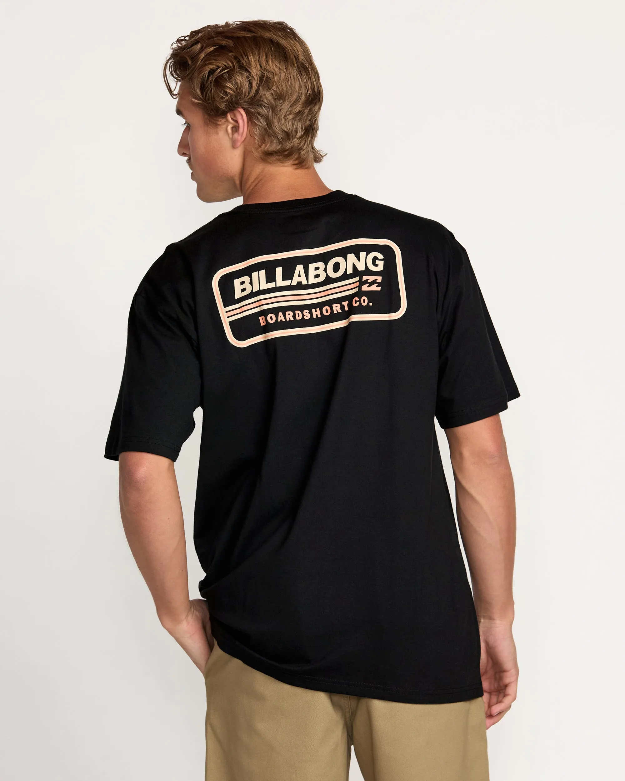 Walled Regular Tee - Black sold by Billabong product image thumbnail 2