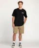 Walled Regular Tee - Black sold by Billabong