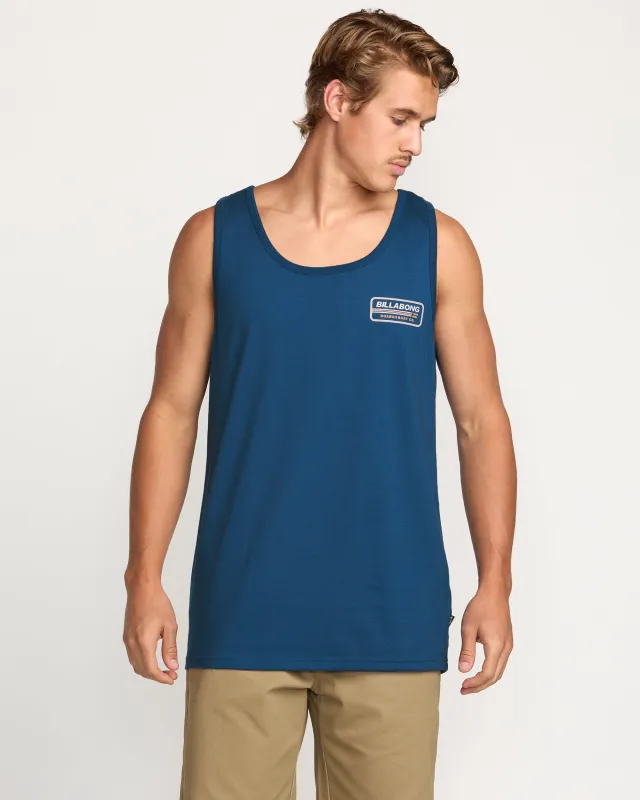 Walled Premium Tank - Deep Blue sold by Billabong