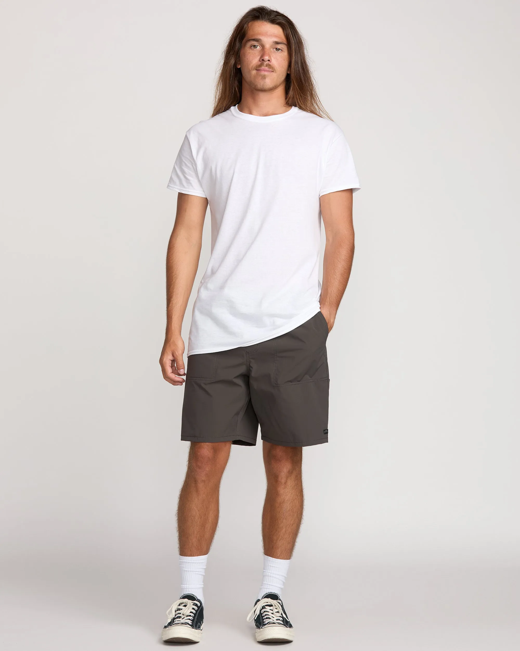Surftrek Utility Elastic 18" Hybrid Shorts - Raven sold by Billabong product image thumbnail 5