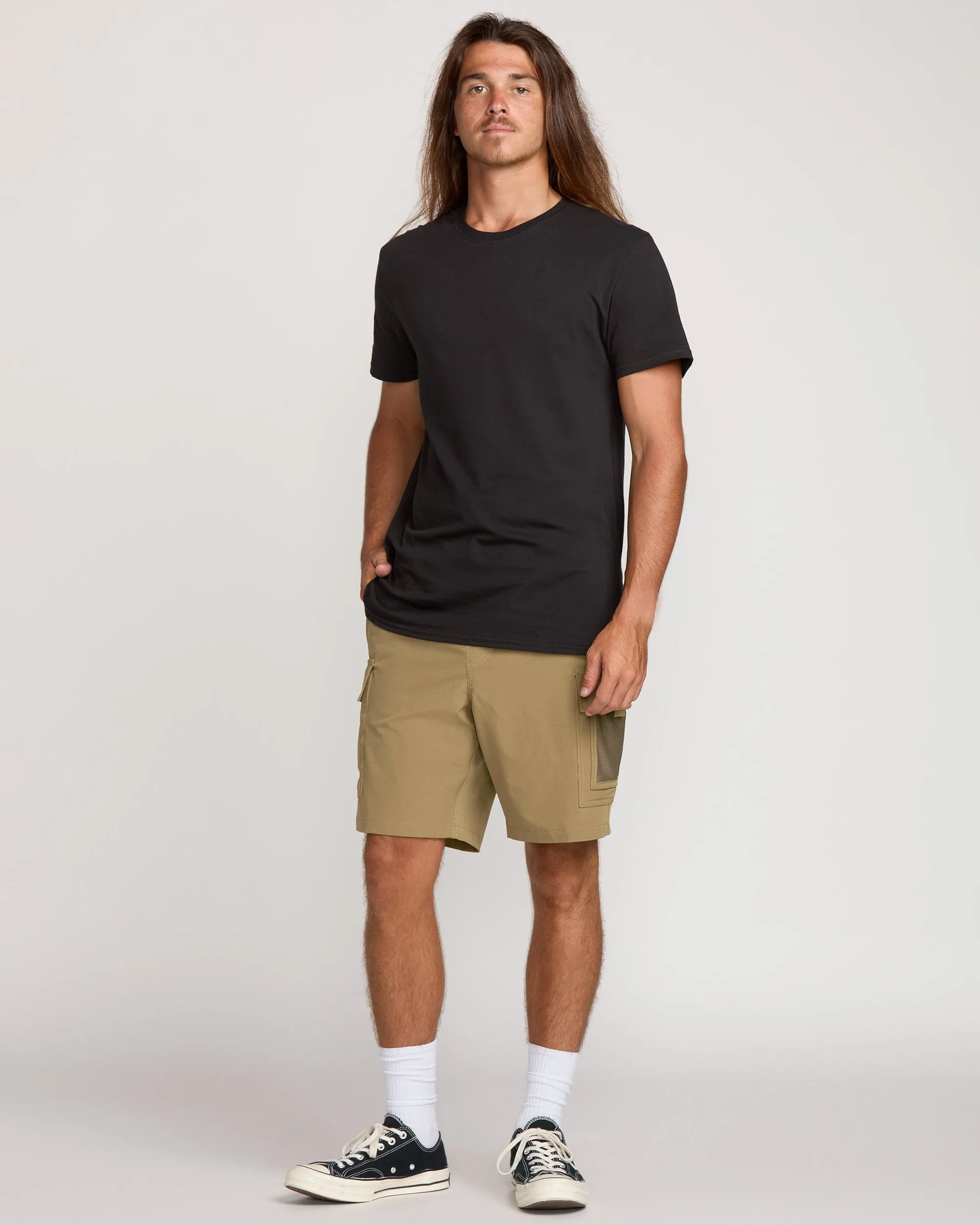 Surftrek Cargo Hybrid Shorts - Gravel sold by Billabong product image thumbnail 5