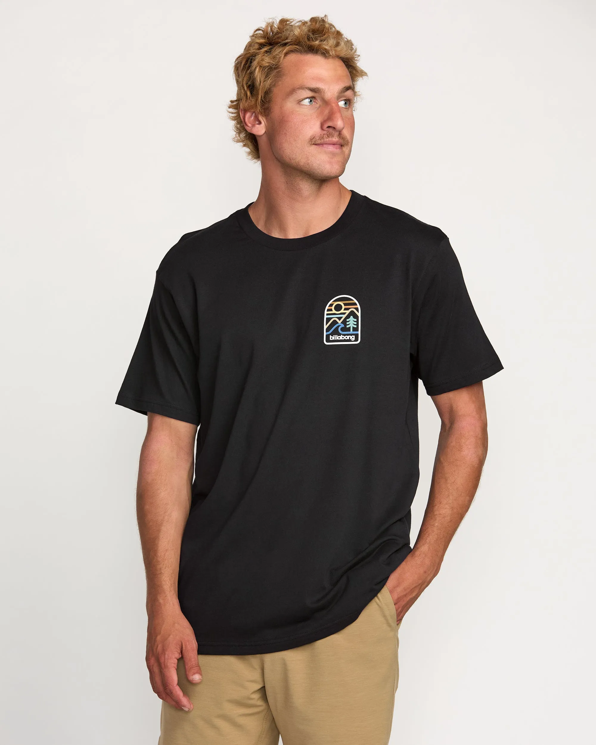 Sundown A/Div Tee - Black sold by Billabong