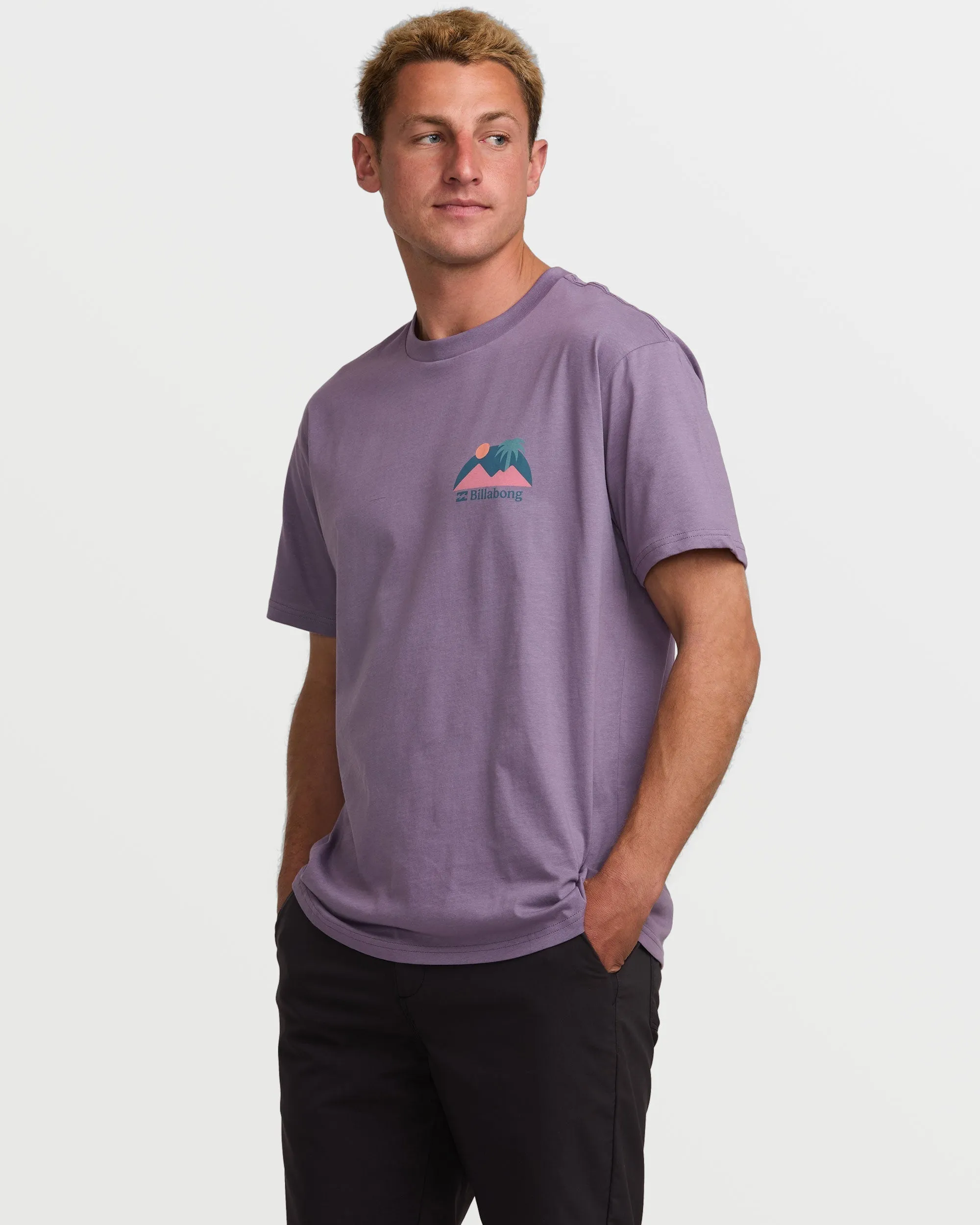 Sun Down A/Div Tee - Lavender sold by Billabong product image thumbnail 3