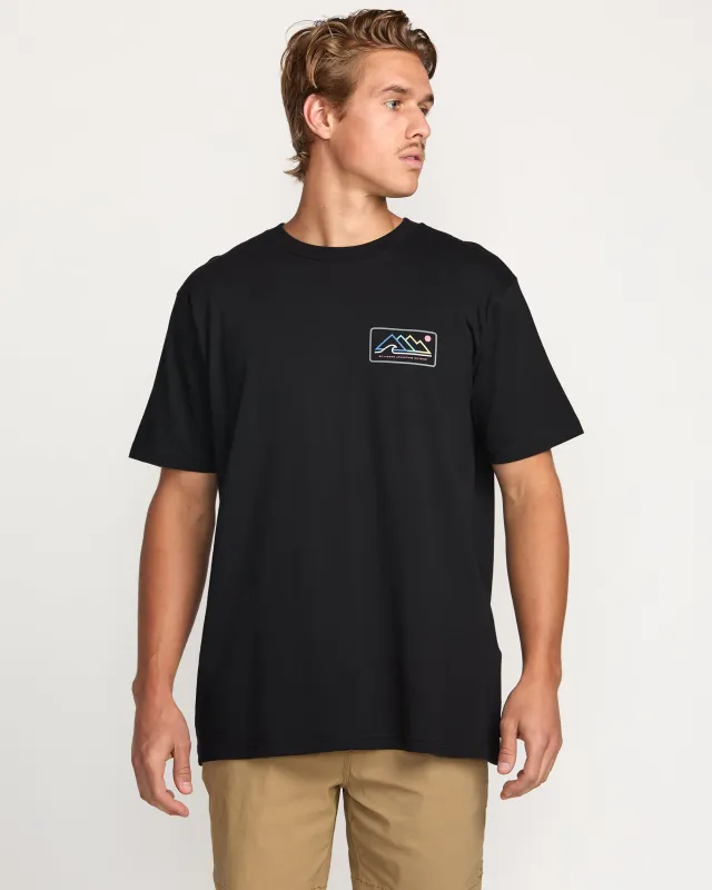 Range A/Div Tee - Black sold by Billabong