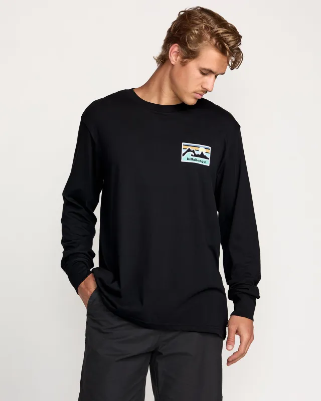 Range A/Div Long Sleeve Tee - Black sold by Billabong