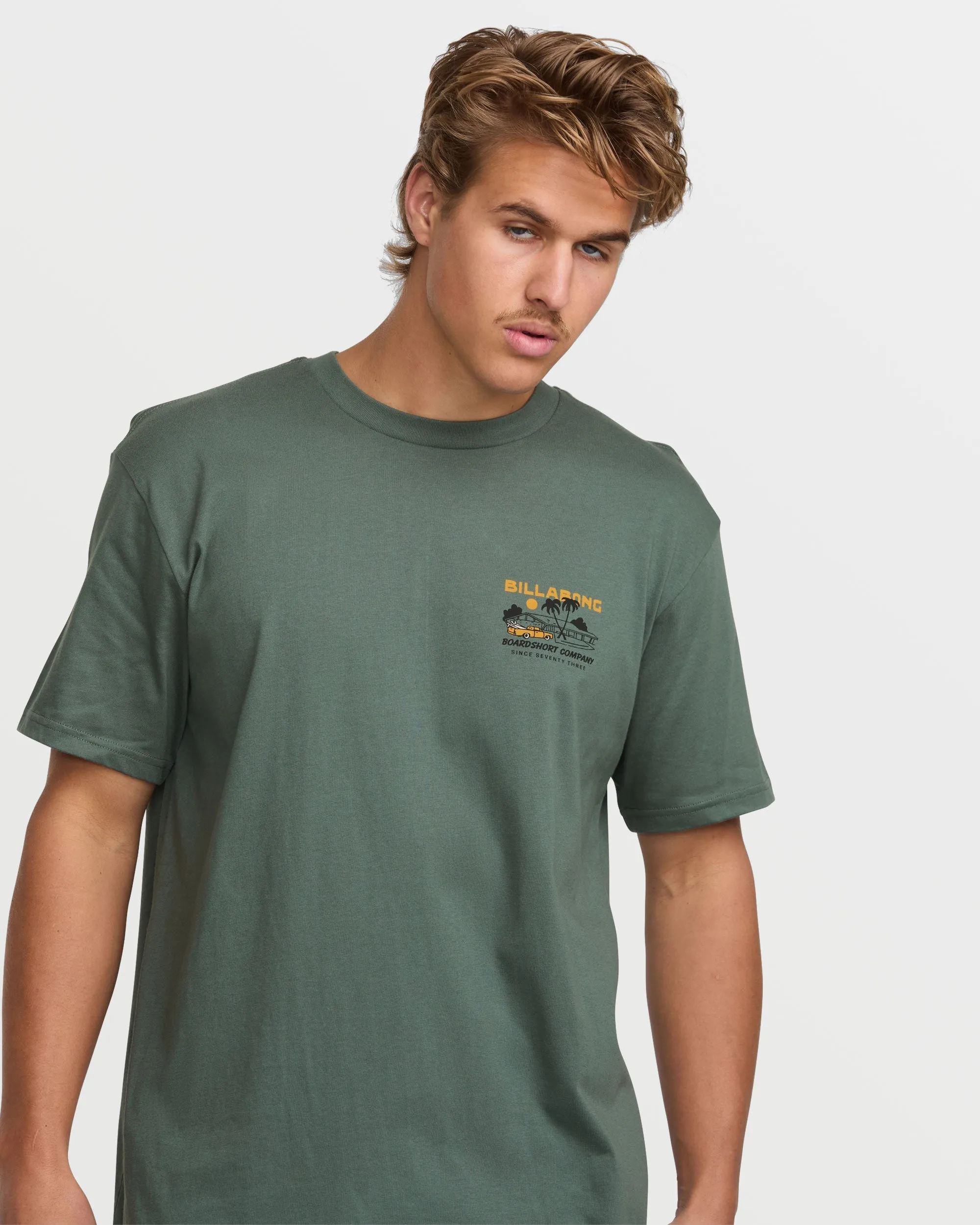 Palm Springs Premium Tee - Dark Slate sold by Billabong product image thumbnail 4