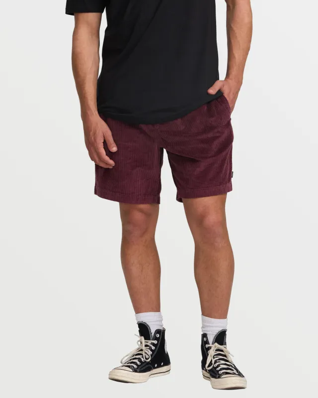 Larry Laybacks 19" Cord Shorts - Plum sold by Billabong
