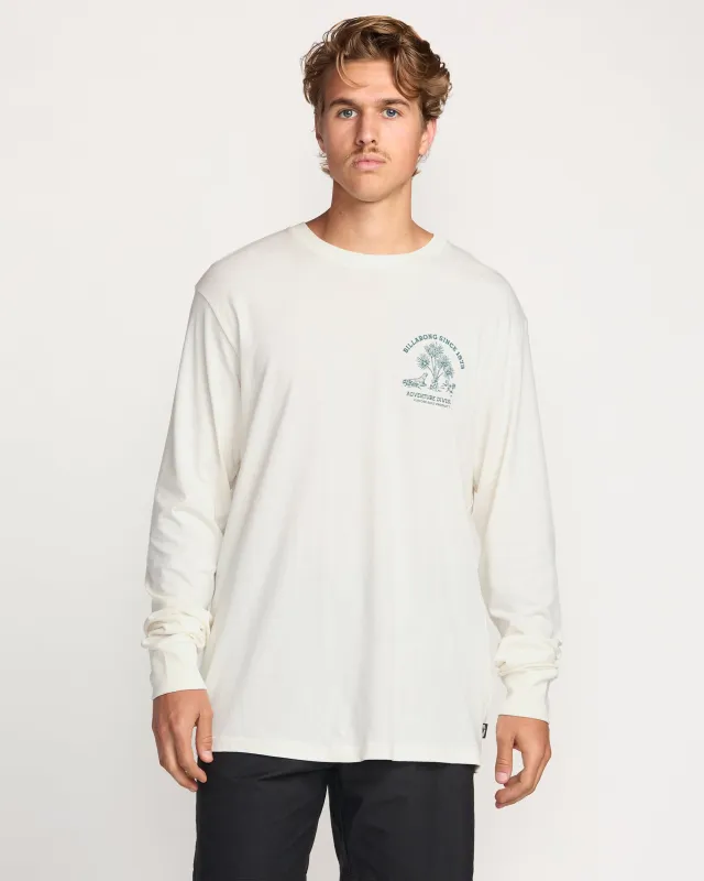 Dusty Road A/Div Long Sleeve Tee - Off White sold by Billabong