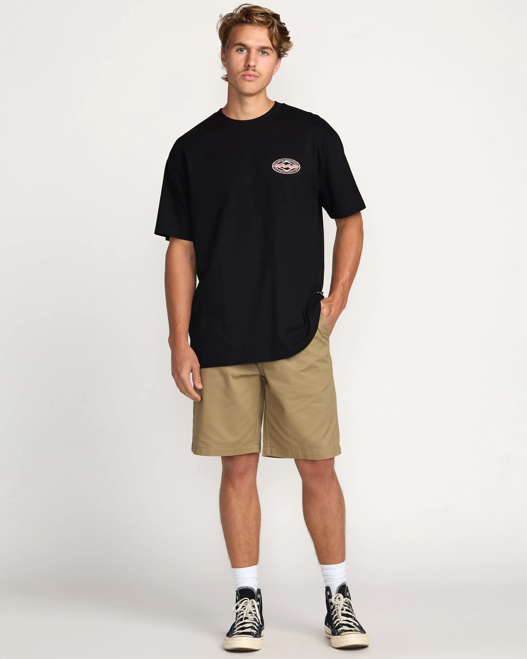 Diamond Vision Regular Tee - Black sold by Billabong product image thumbnail 5