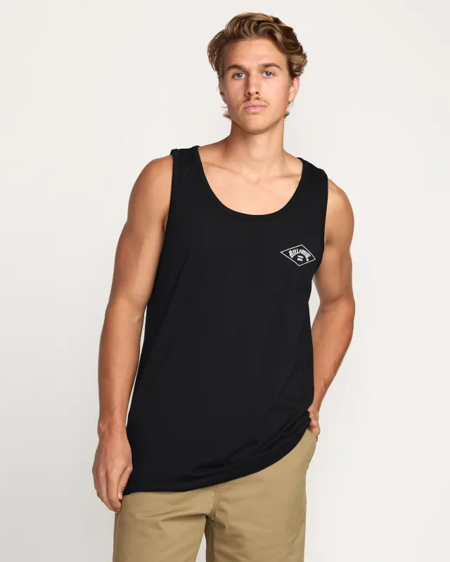 Diamond Arch Premium Tank - Black sold by Billabong