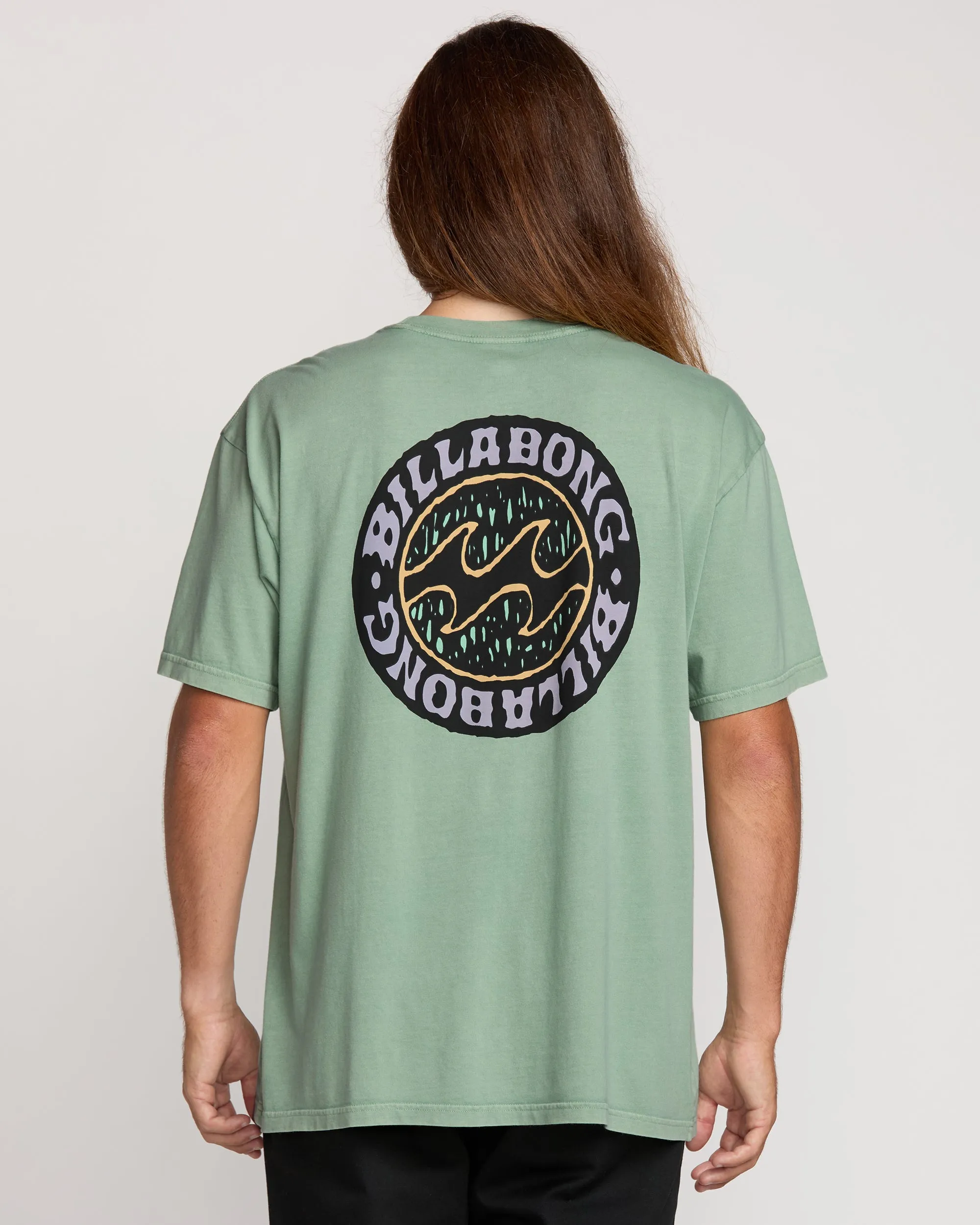 Decal Regular Wave Wash Tee - Mist Green sold by Billabong product image thumbnail 2