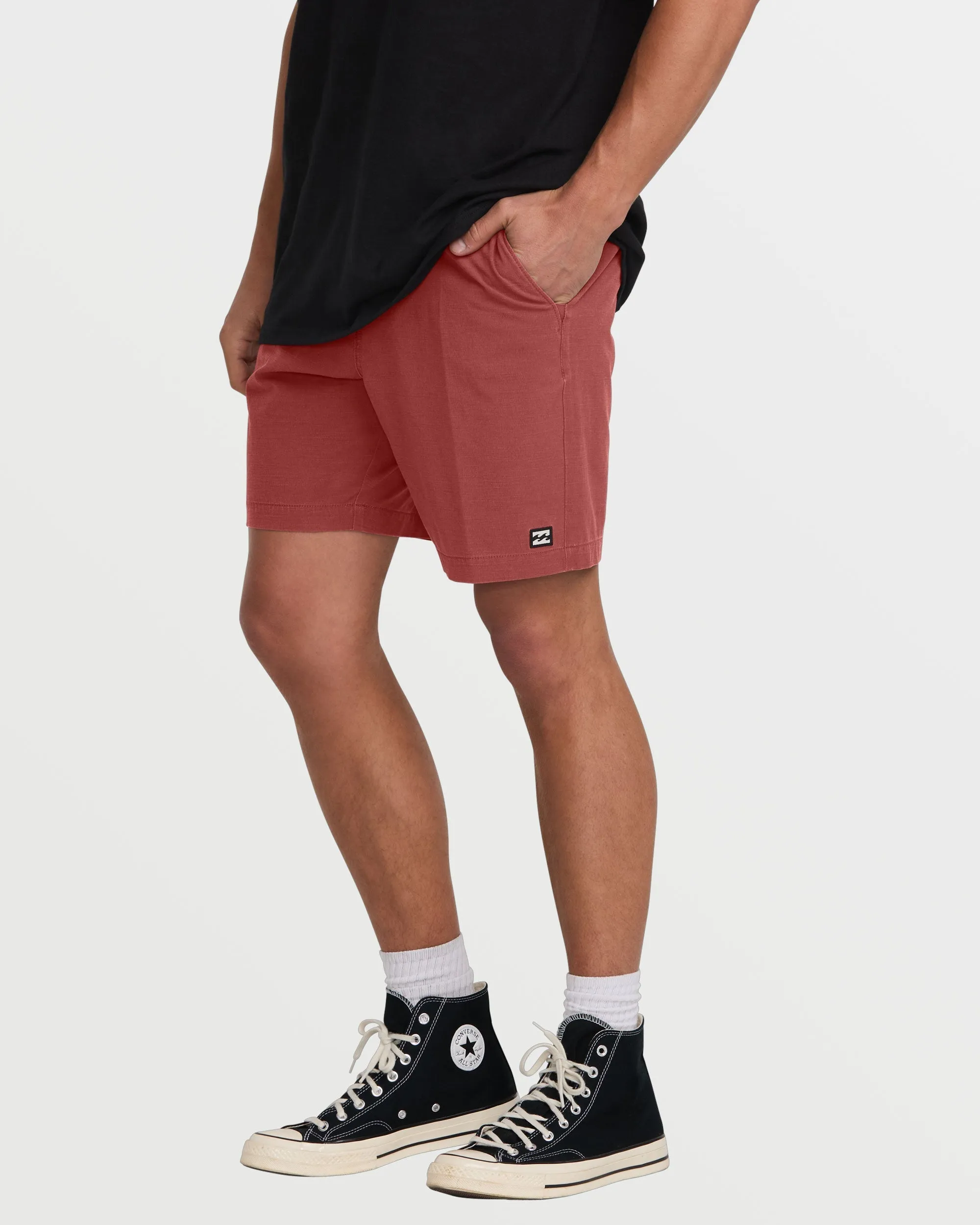 Crossfire Wave Wash Submersible 18" Hybrid Shorts - Dusty Red sold by Billabong product image thumbnail 3