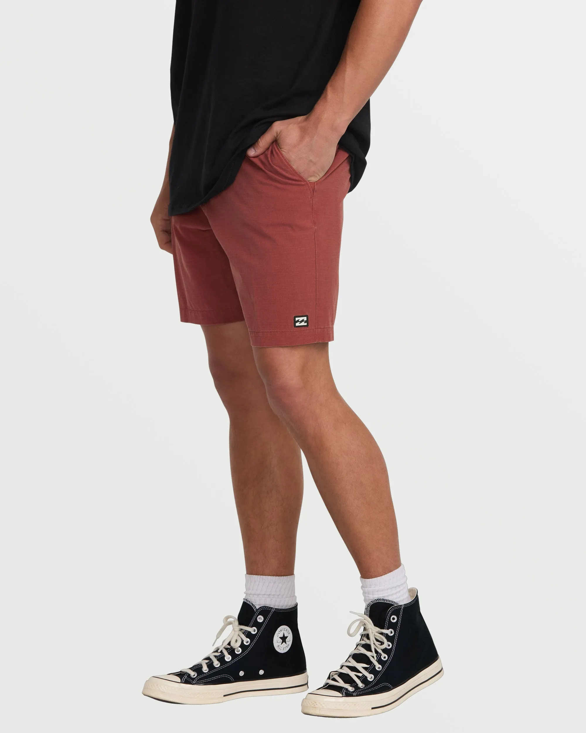 Crossfire Wave Wash Submersible 18" Hybrid Shorts - Dusty Red sold by Billabong product image thumbnail 4