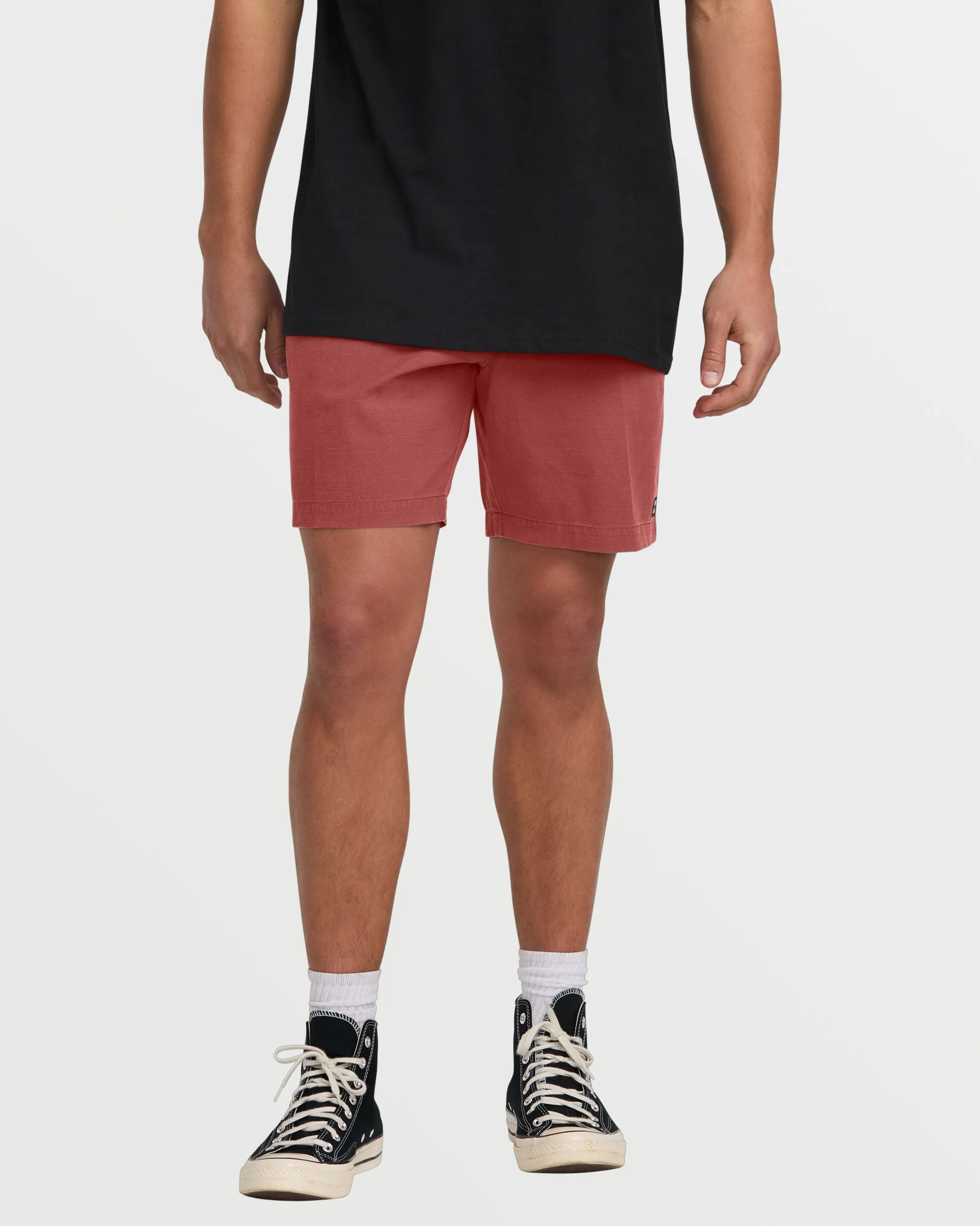 Crossfire Wave Wash Submersible 18" Hybrid Shorts - Dusty Red sold by Billabong