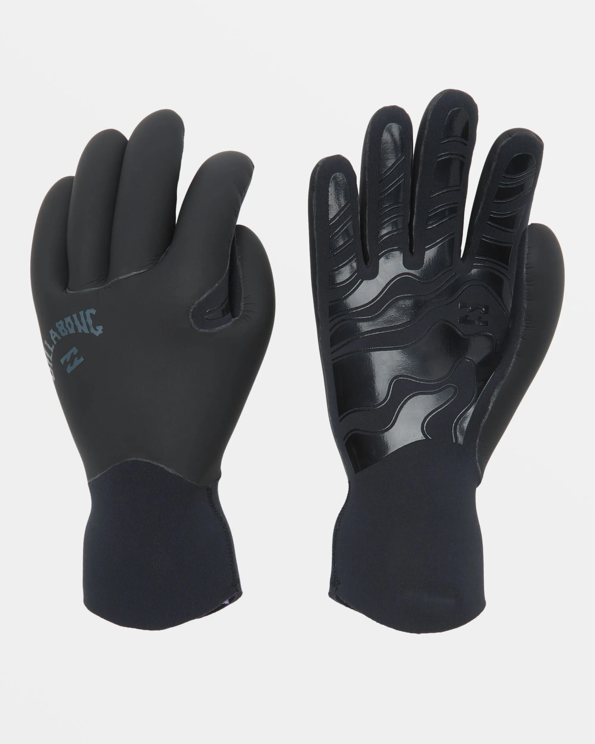 5mm Furnace Upcycler GBS 5 Finger Wetsuit Gloves - Black sold by Billabong