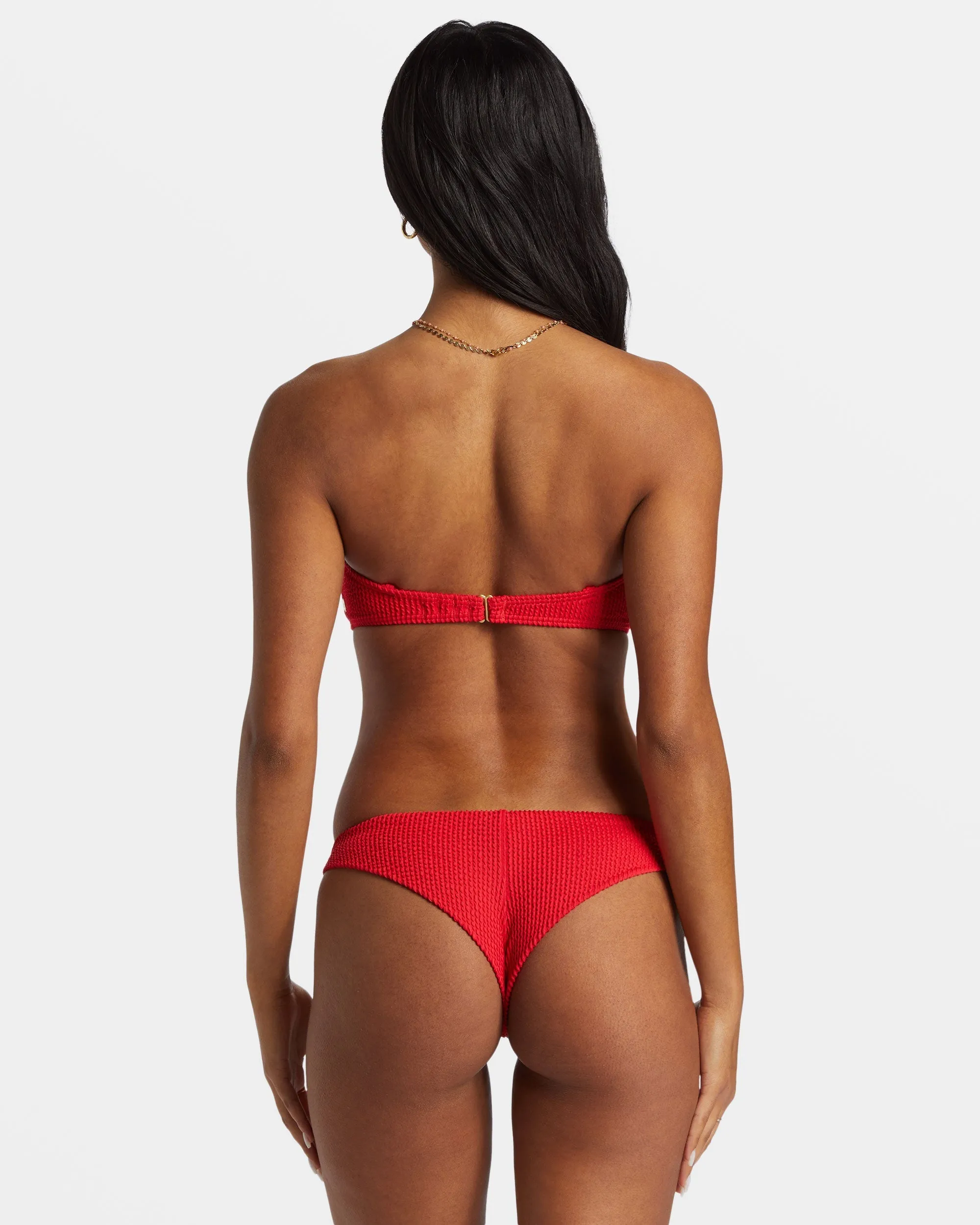Summer High Tanga Bikini Bottoms - Fiesta Red sold by Billabong