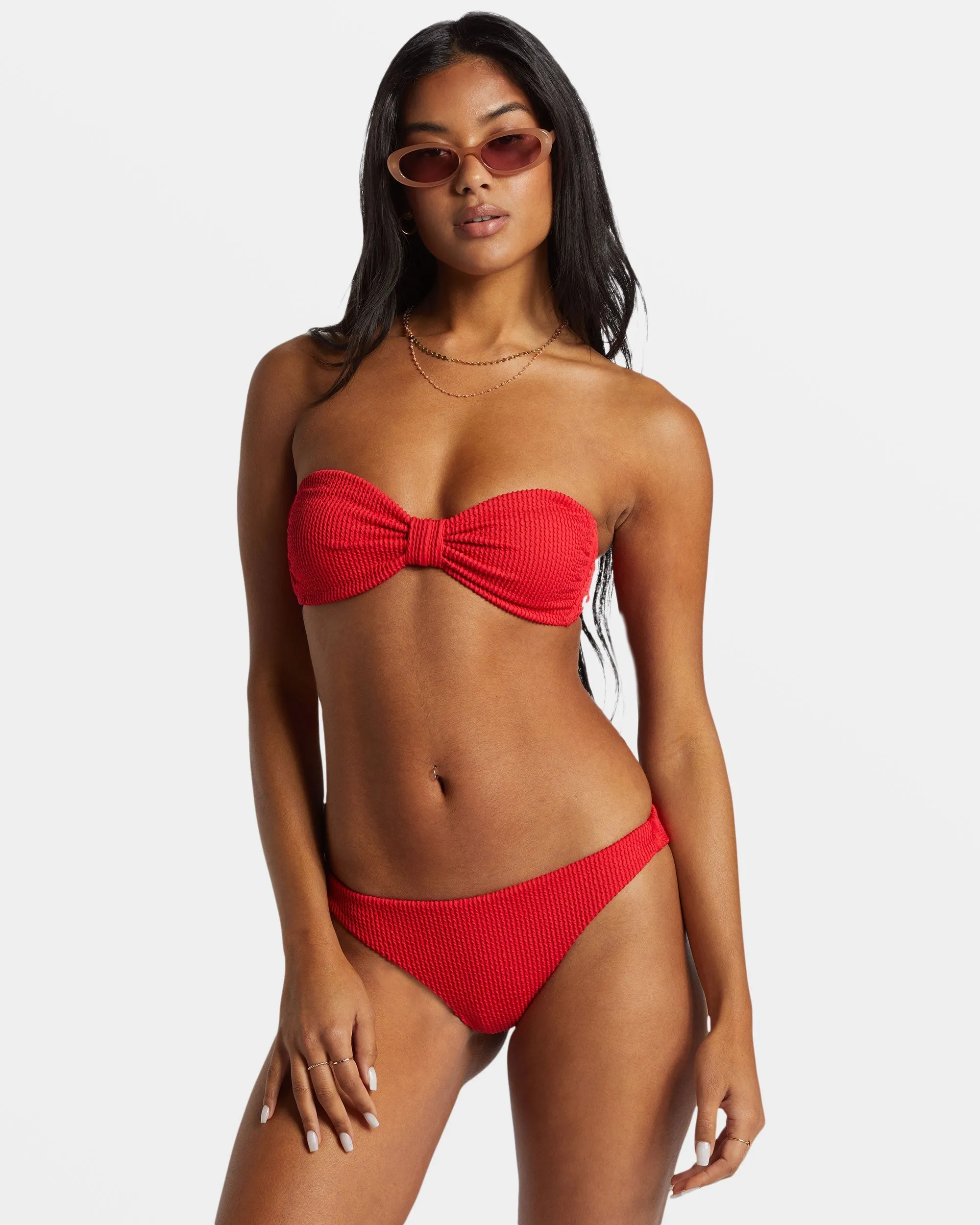 Summer High Tanga Bikini Bottoms - Fiesta Red sold by Billabong product image thumbnail 2
