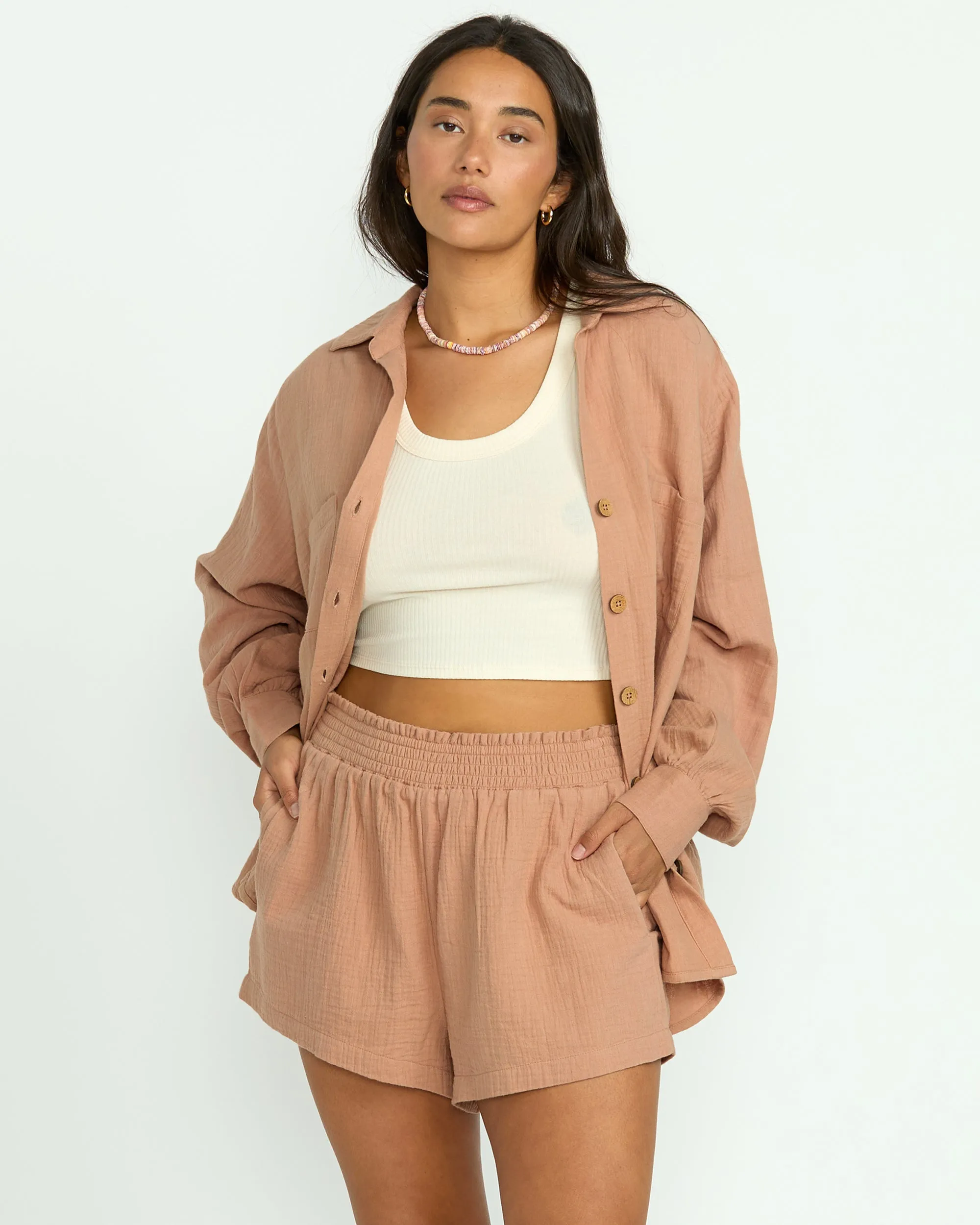 In The Waves Short - Rose Brown sold by Billabong