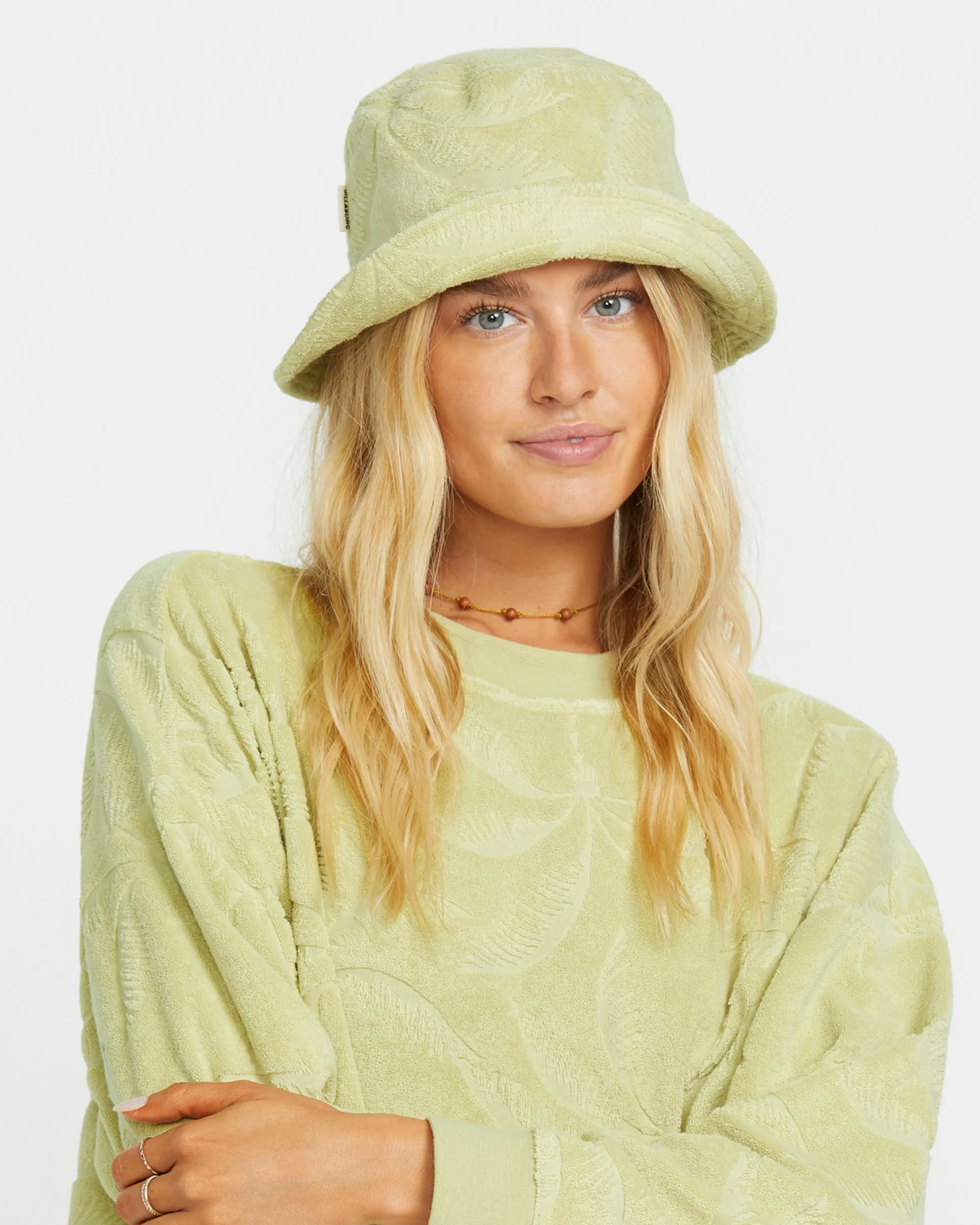 Jacquard Beach Bucket Hat - Wasabi sold by Billabong