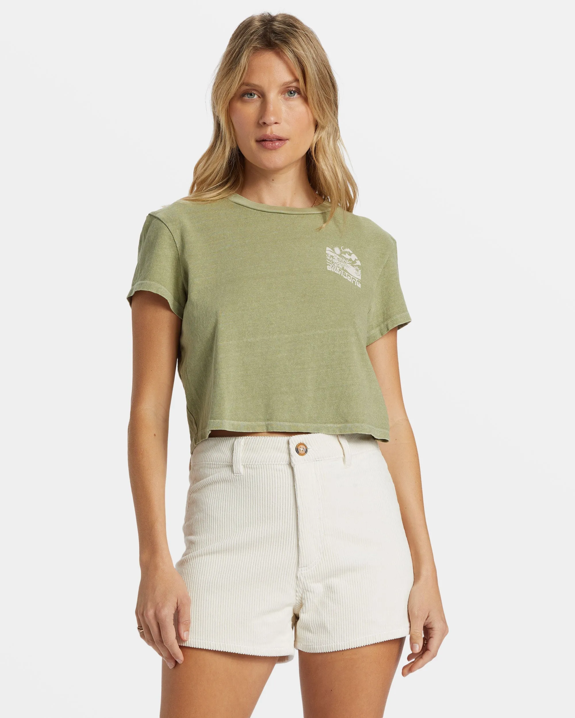 Free Fall Corduroy Shorts - White Cap sold by Billabong