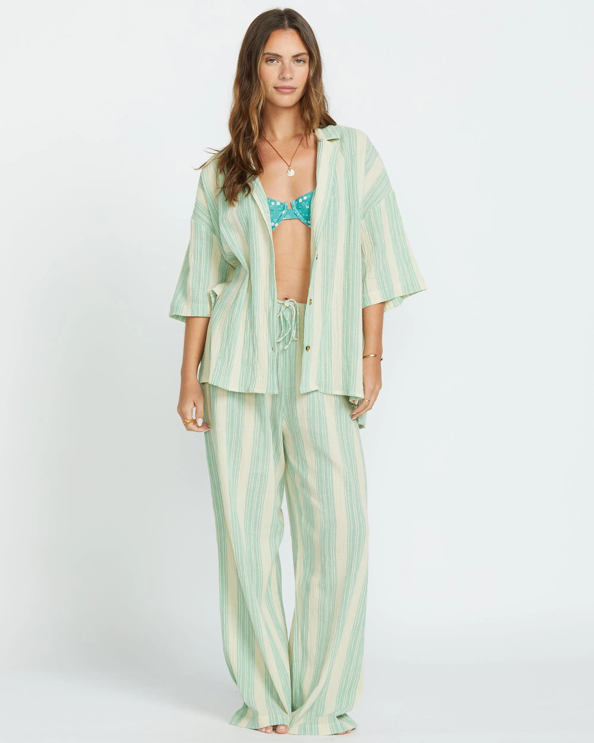 Beach Side Short Sleeve Shirt - Island Green sold by Billabong product image thumbnail 5