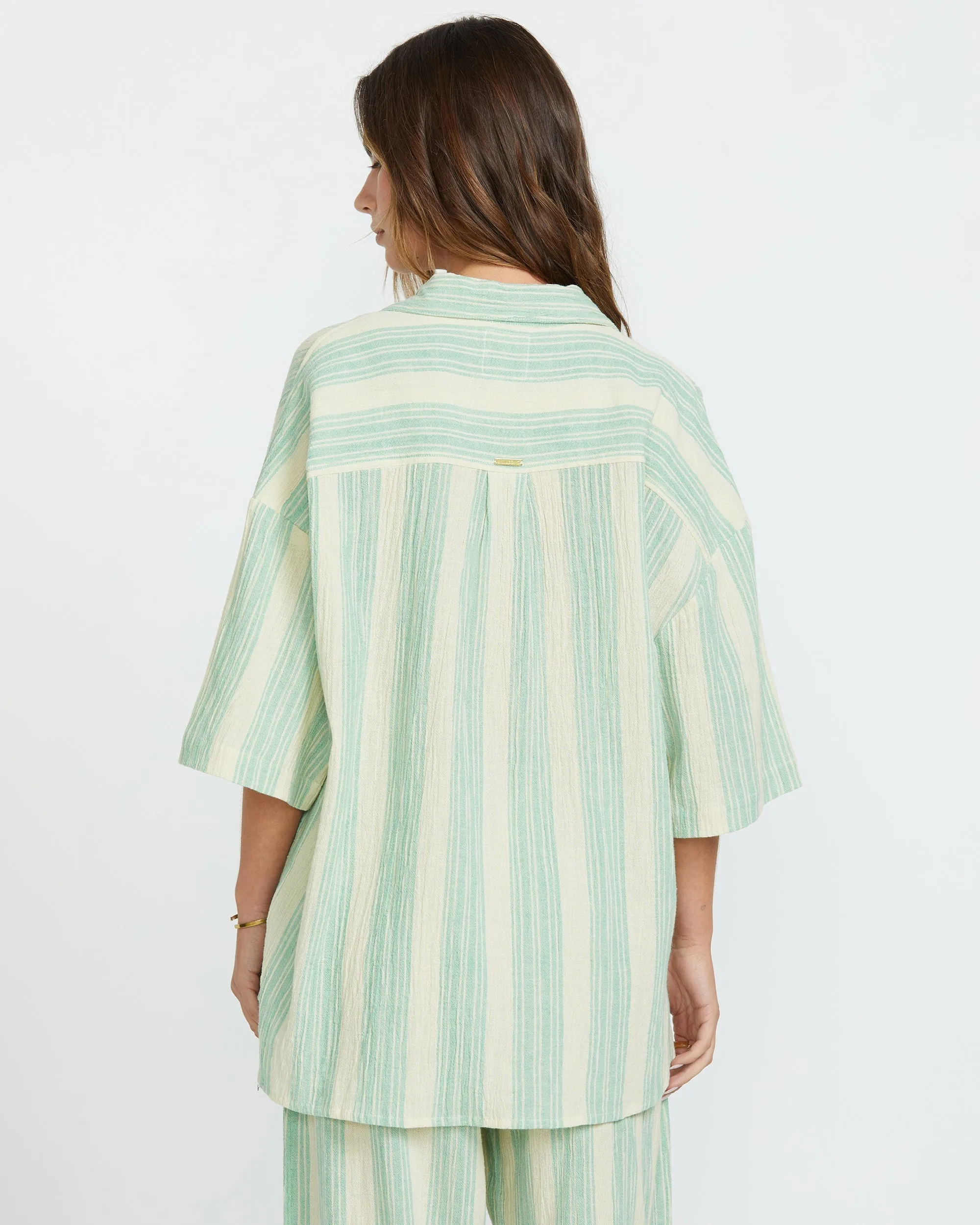 Beach Side Short Sleeve Shirt - Island Green sold by Billabong product image thumbnail 3