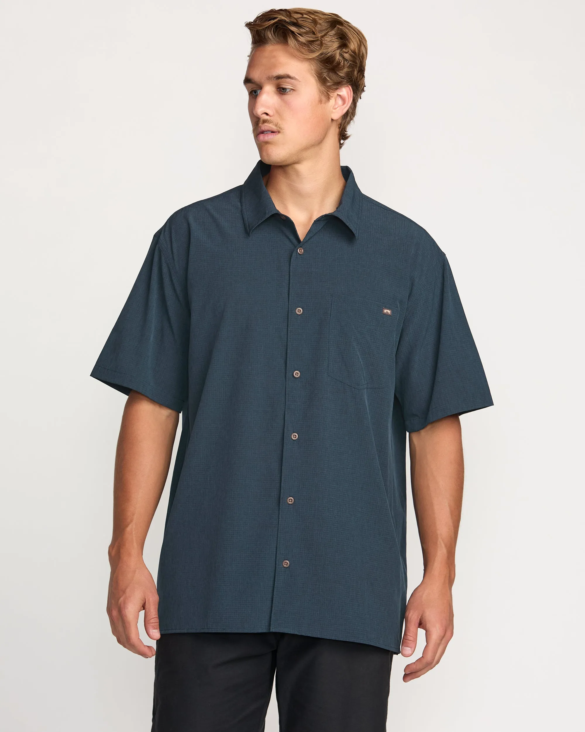 Surftrek Perf Short Sleeve Shirt - Navy sold by Billabong