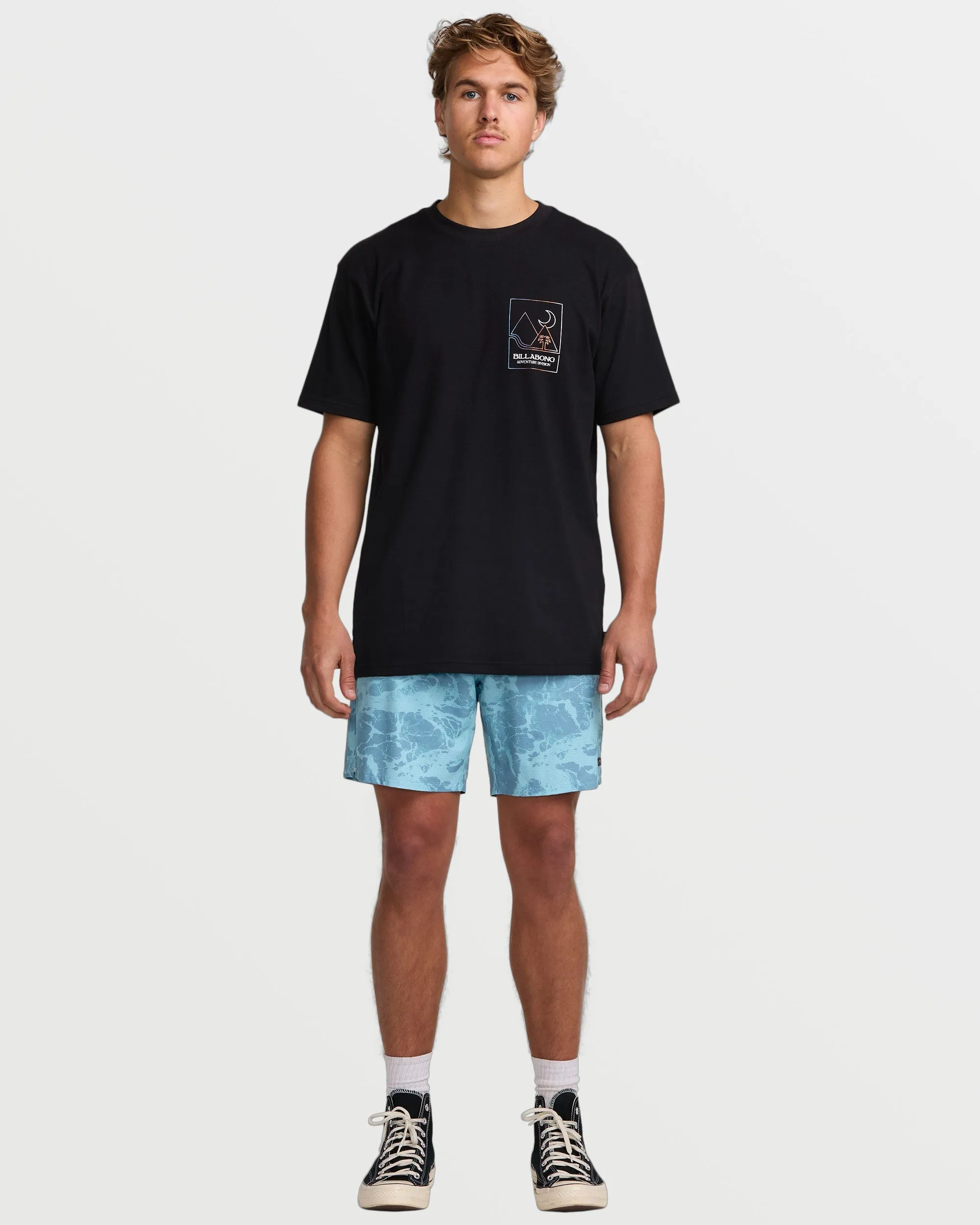 Surftrek Perforated Elastic 17" Hybrid Shorts - Glacier Blue sold by Billabong product image thumbnail 5