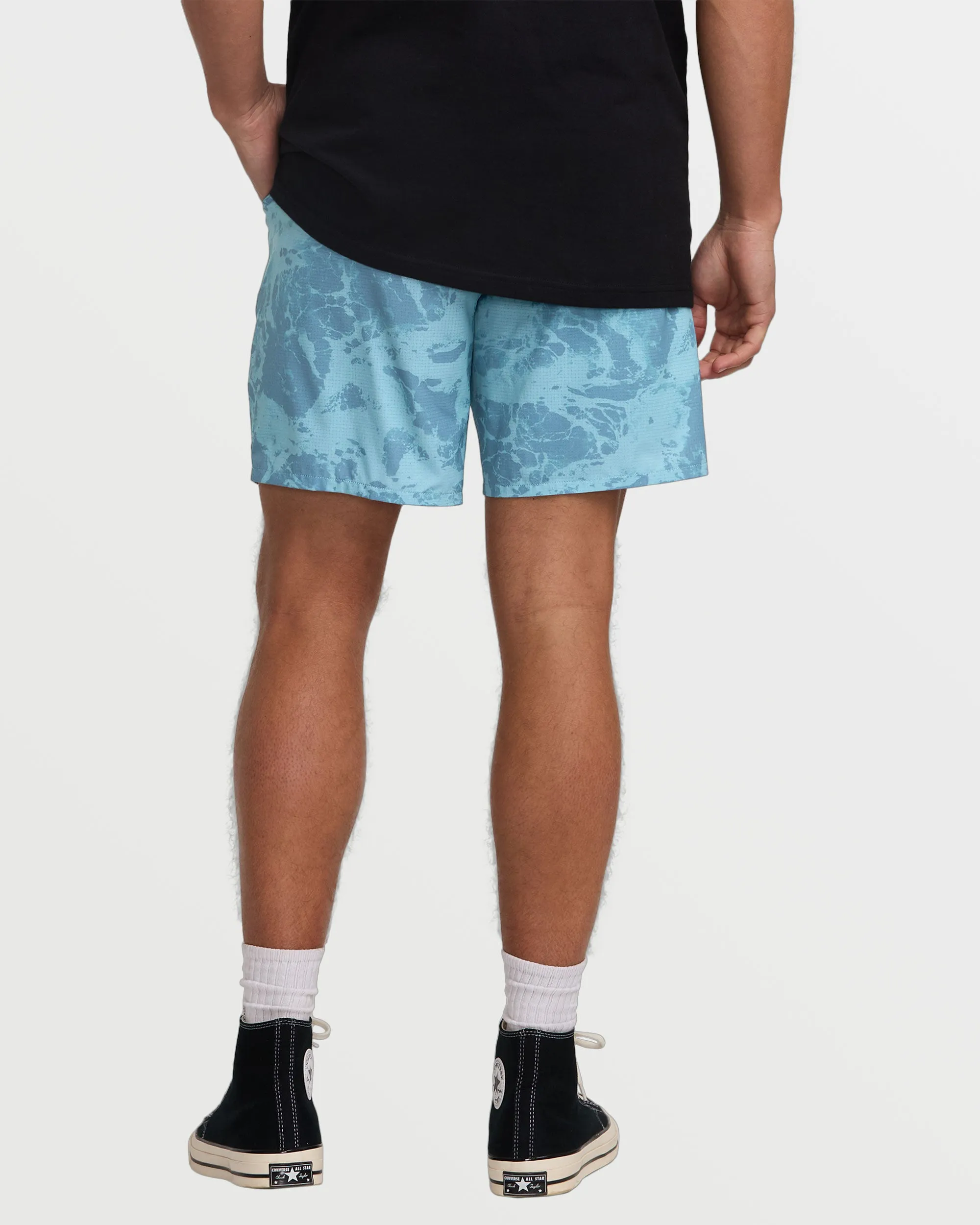 Surftrek Perforated Elastic 17" Hybrid Shorts - Glacier Blue sold by Billabong product image thumbnail 2