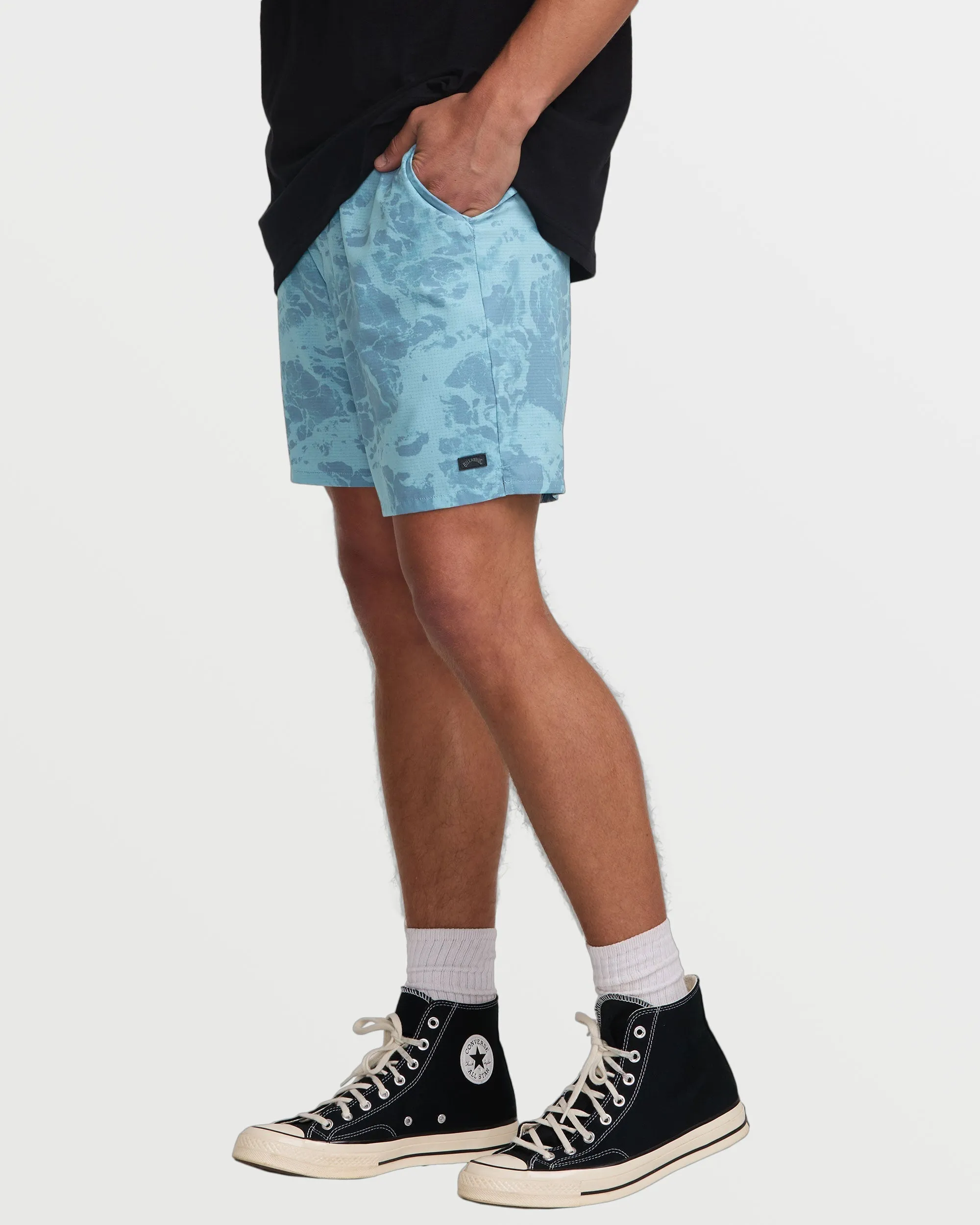 Surftrek Perforated Elastic 17" Hybrid Shorts - Glacier Blue sold by Billabong product image thumbnail 3