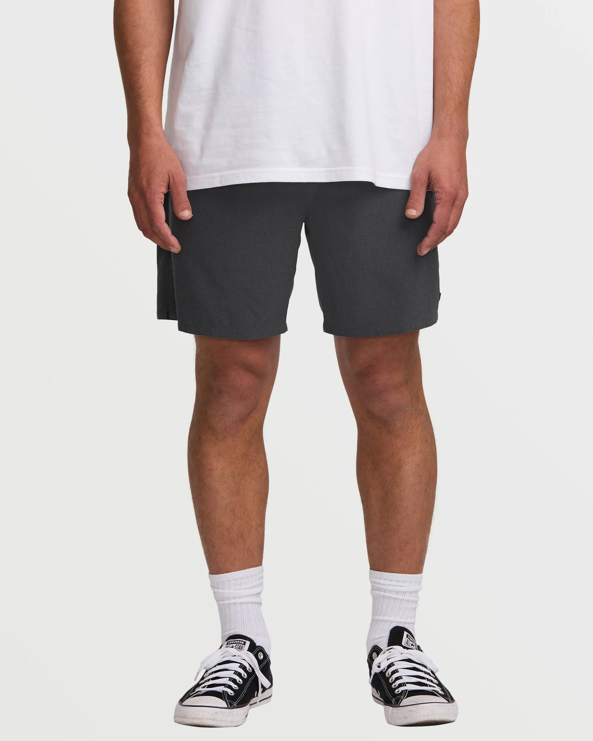 Surftrek Perforated Elastic 17" Hybrid Shorts - Black sold by Billabong