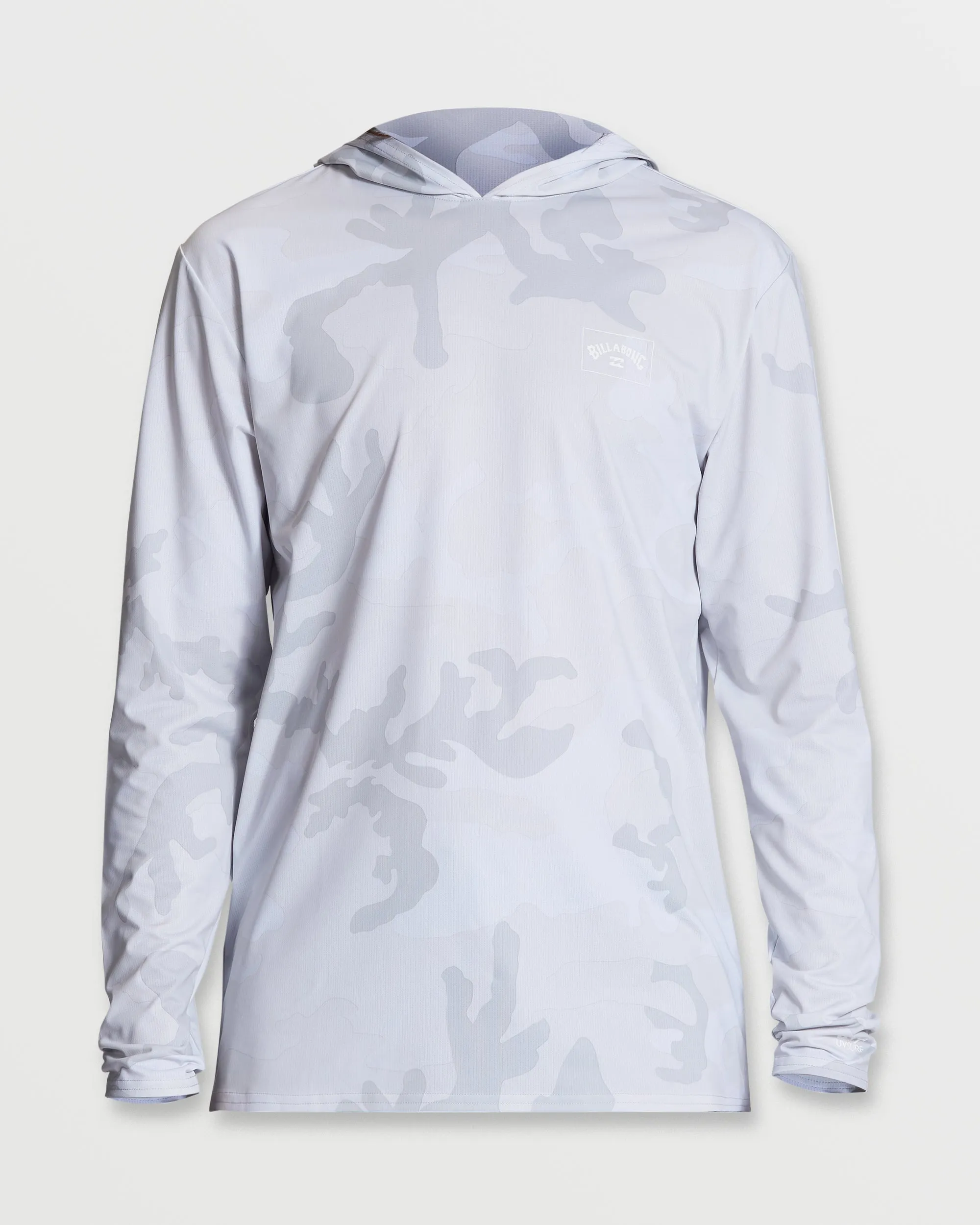 Arch Mesh Long Sleeve Hooded Surf Tee - White Camo sold by Billabong