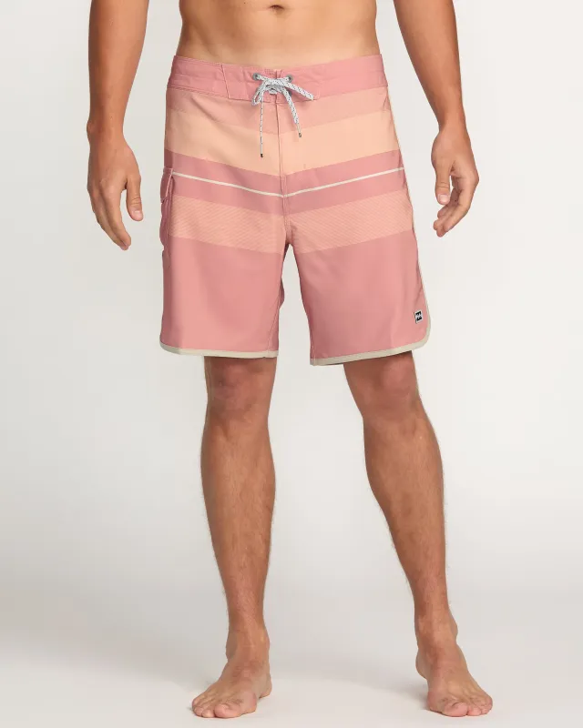 73 Pro Performance 18" Boardshorts - Dusty Pink sold by Billabong