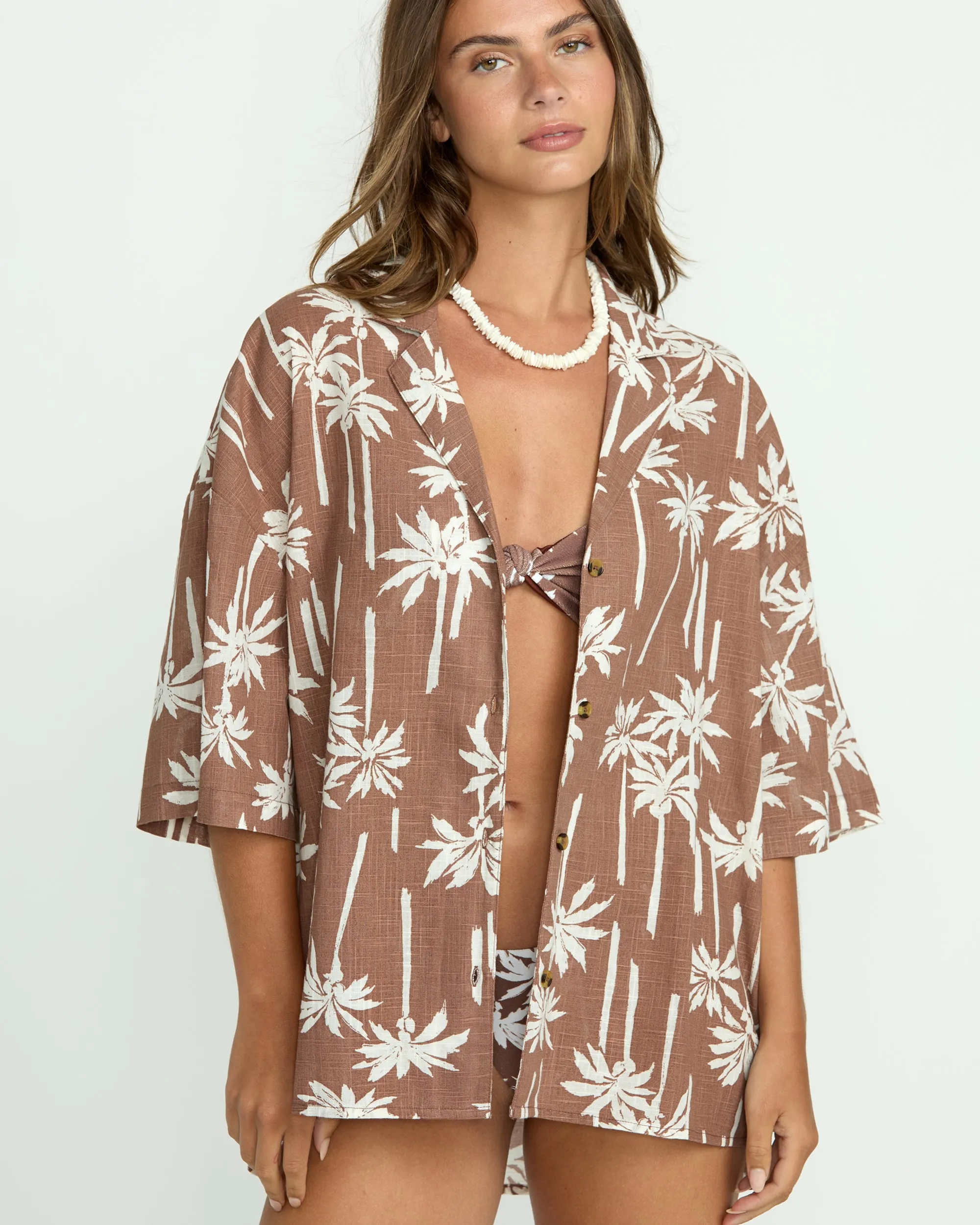 Beach Side Printed Short Sleeve Shirt - Nutmeg sold by Billabong product image thumbnail 5
