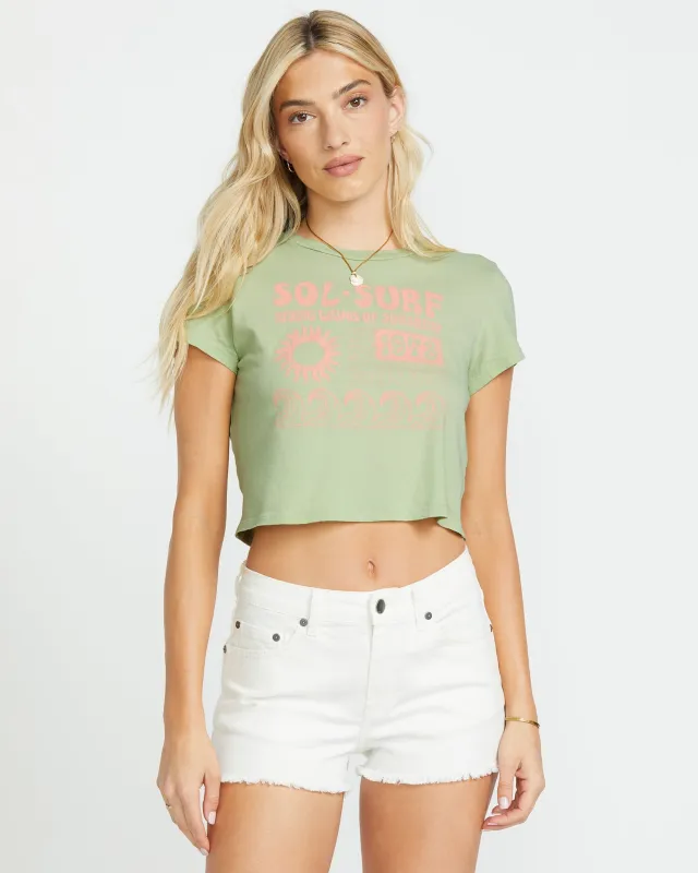 Sol Surf Tee - Pistachio sold by Billabong