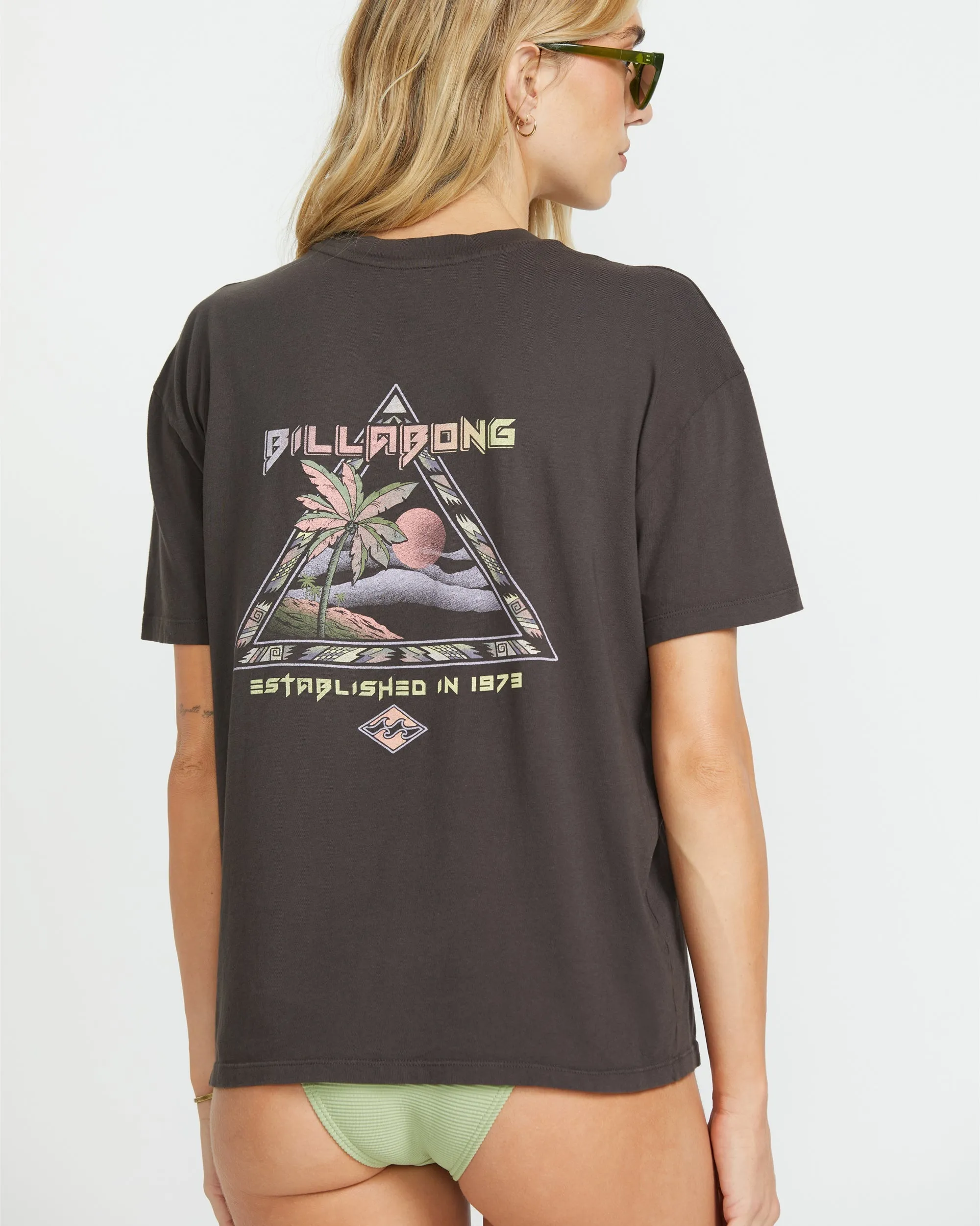 Retro Surfin Tee - Off Black sold by Billabong product image thumbnail 5